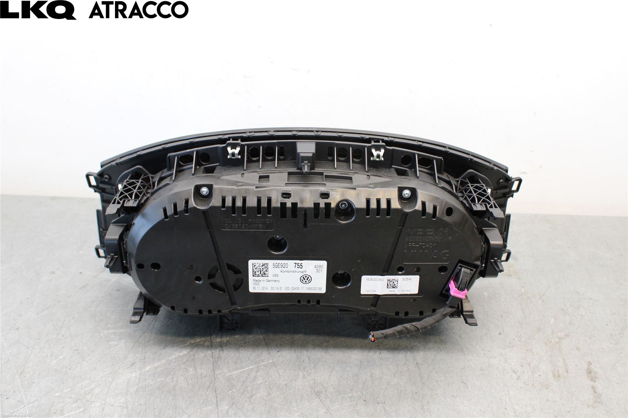 Volkswagen VW GOLF / E-GOLF VII 13-20 Instr Speedometer