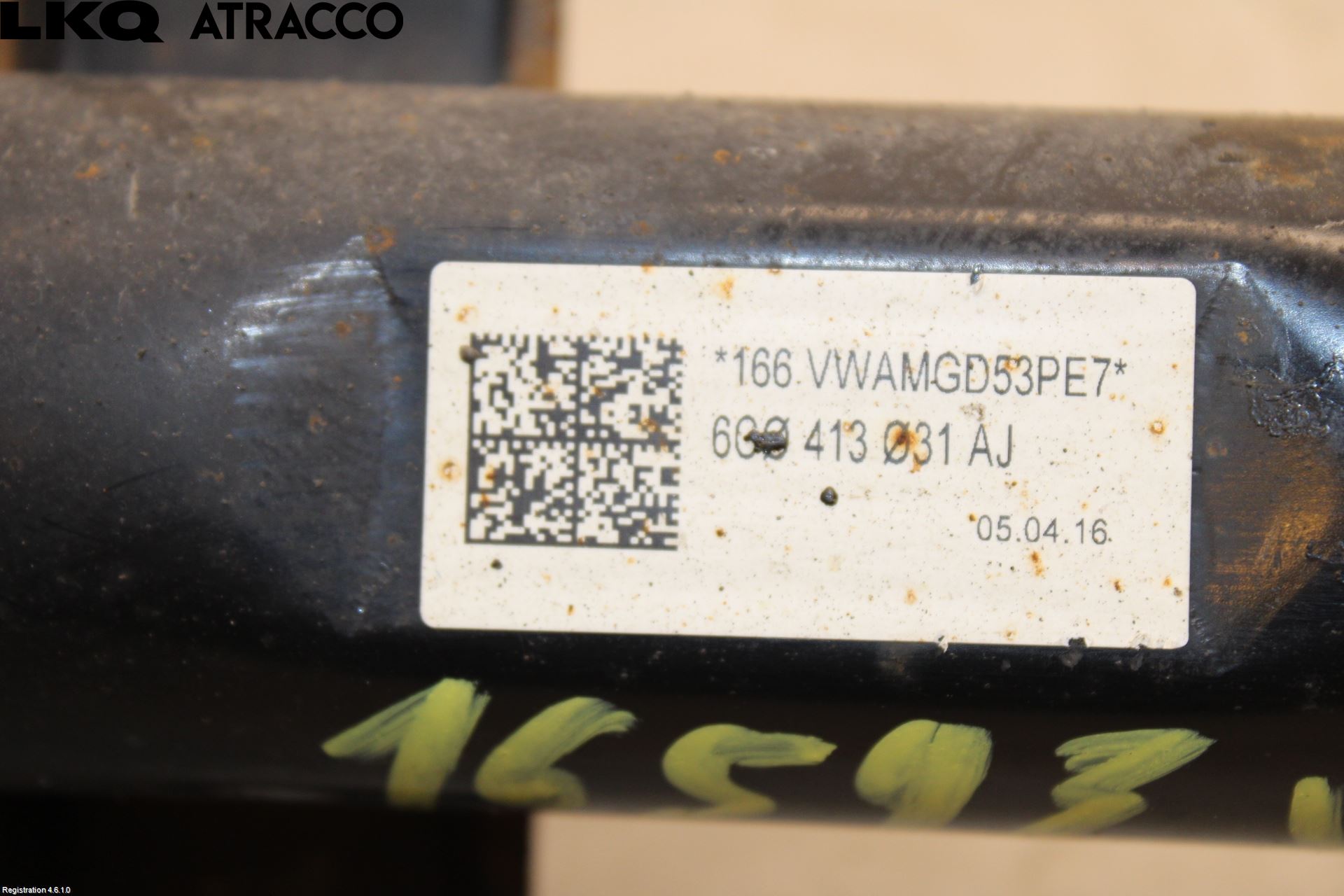 Volkswagen VW POLO 10-17 Fjærbein Foran Venstre