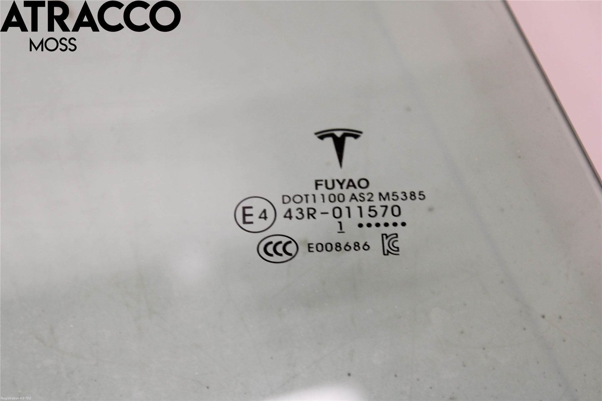 Tesla MODEL 3 17- Dørrute Bak Høyre 4Dørs