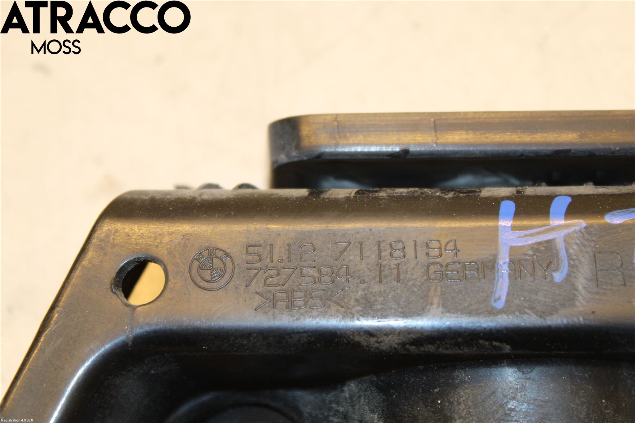 BMW 3 E90/91 SED/TOU 05-12 Støtfanger Bak Hjørne Høyre