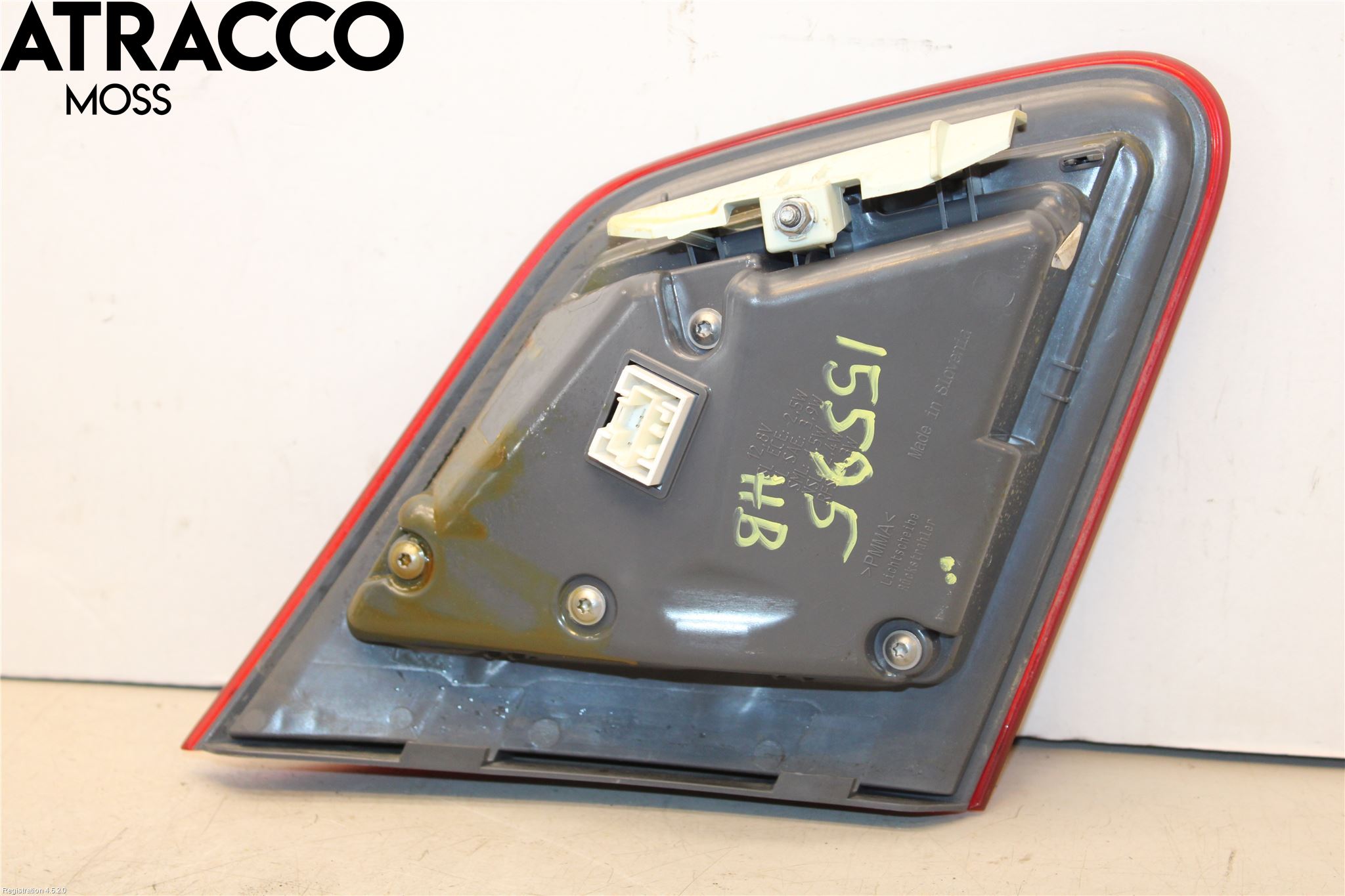 Mercedes-Benz MB B-KLASS (W246/W242) 12-19 Baklykt Høyre  På Luke(Indre)