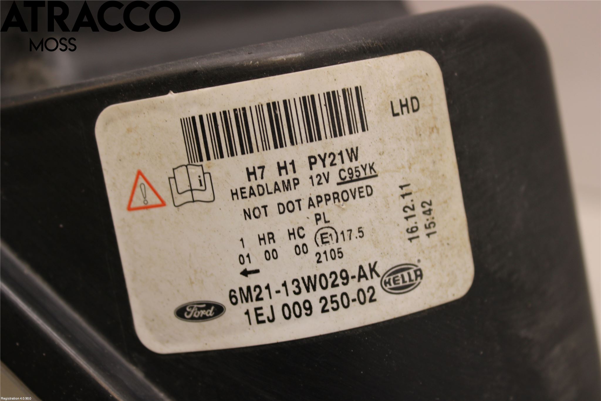 Ford GALAXY 06-15 Frontlykt Høyre