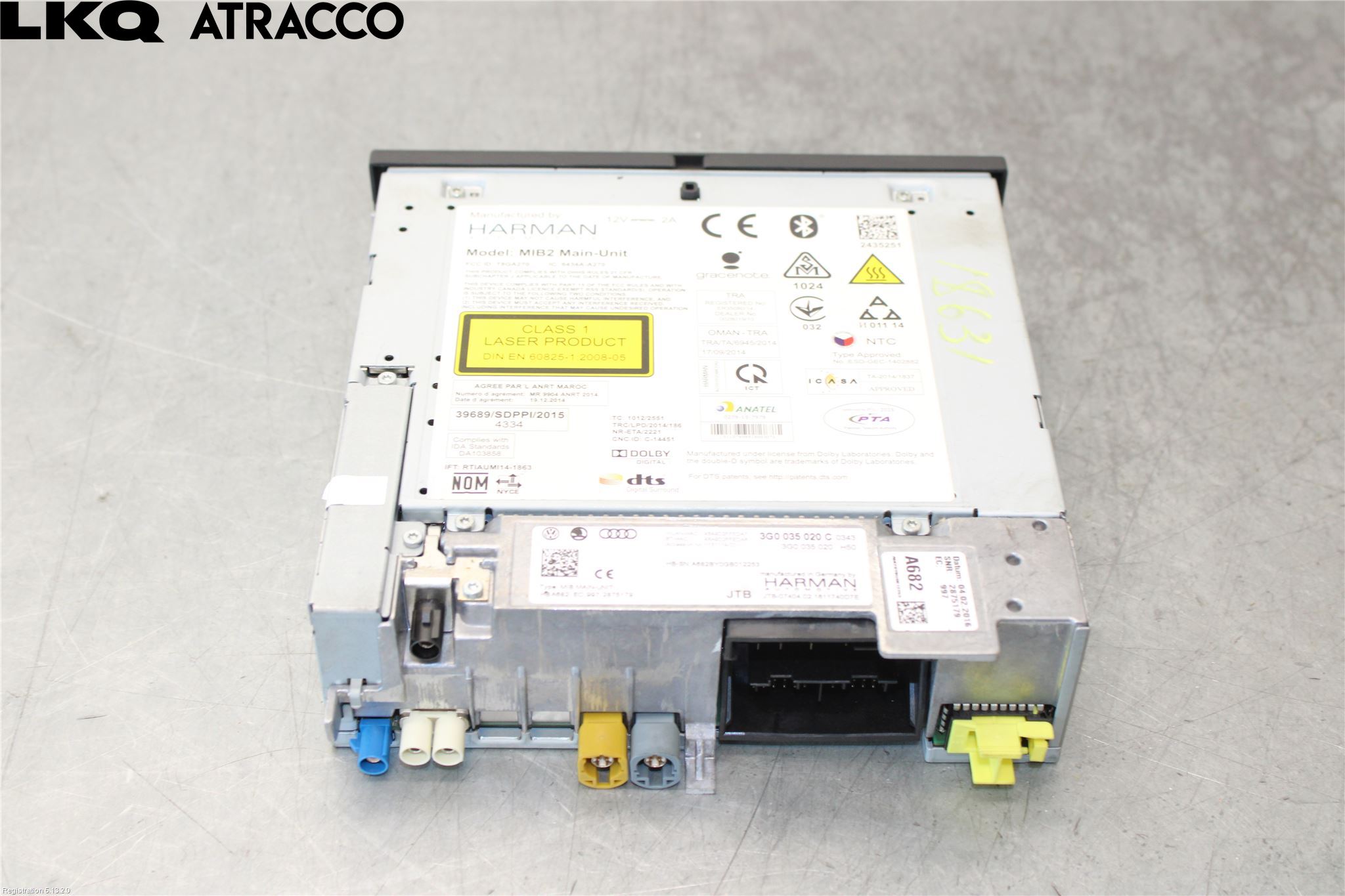 Volkswagen VW GOLF / E-GOLF VII 13-20 Stereo Radio