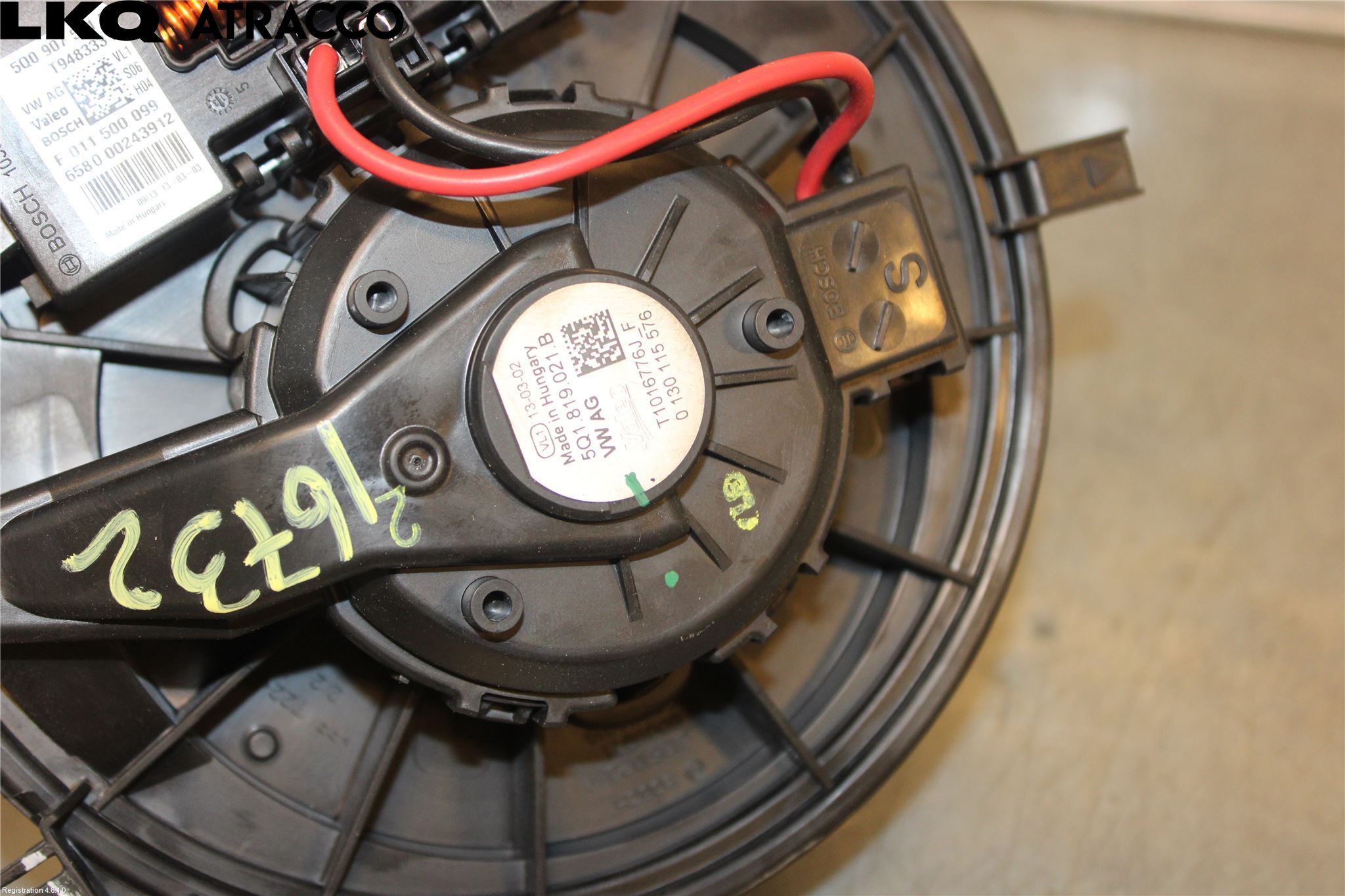 Audi A3/S3 05-13 Kjølevifte Elektrisk