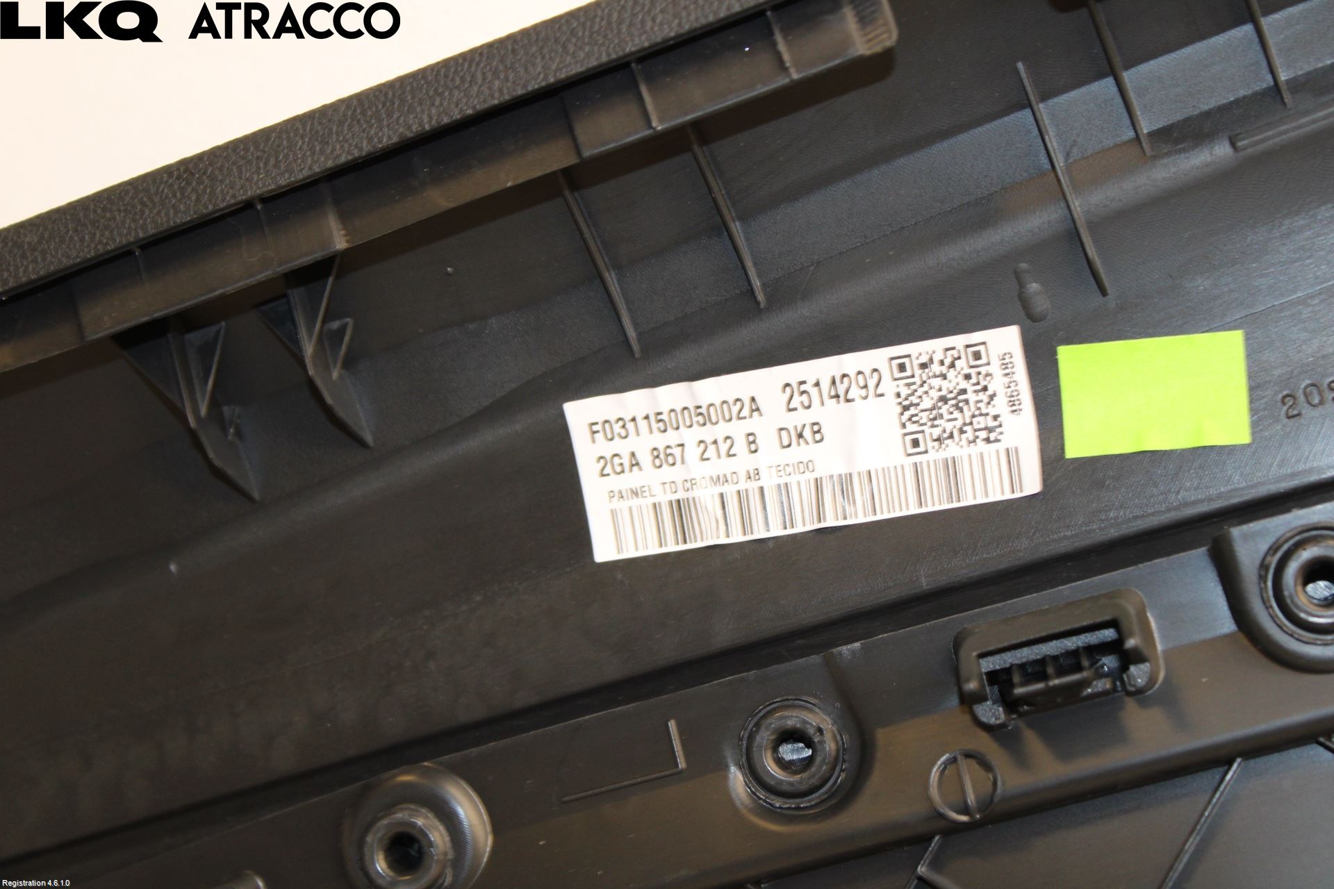 Volkswagen VW T-ROC 18- Innr Dørtrekk Høyre