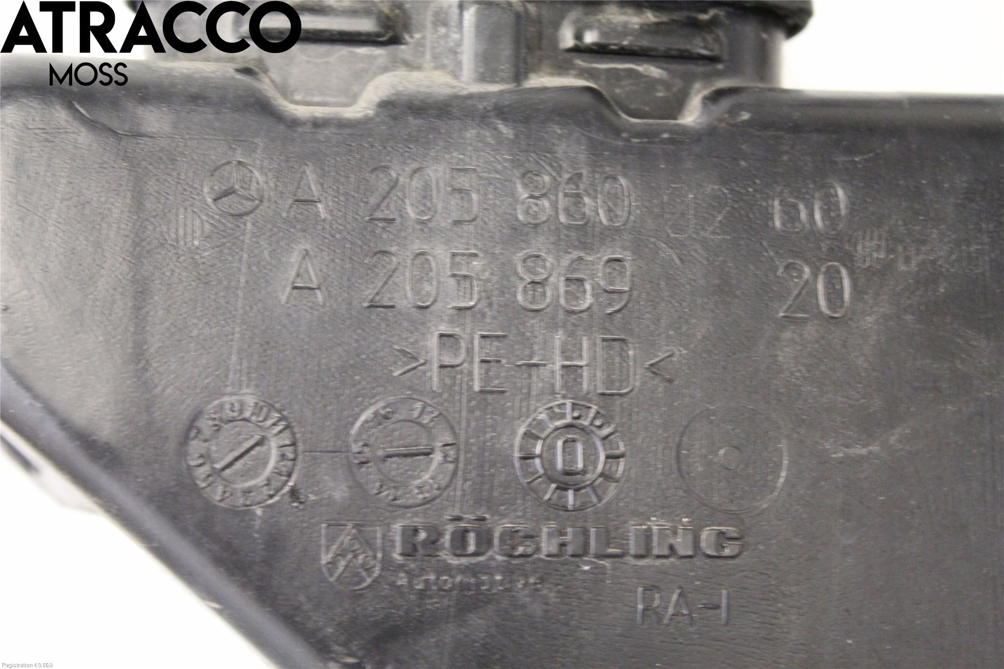 Mercedes-Benz MB C-KLASS (W205) 14-21 Spylerbeholder Frontrute