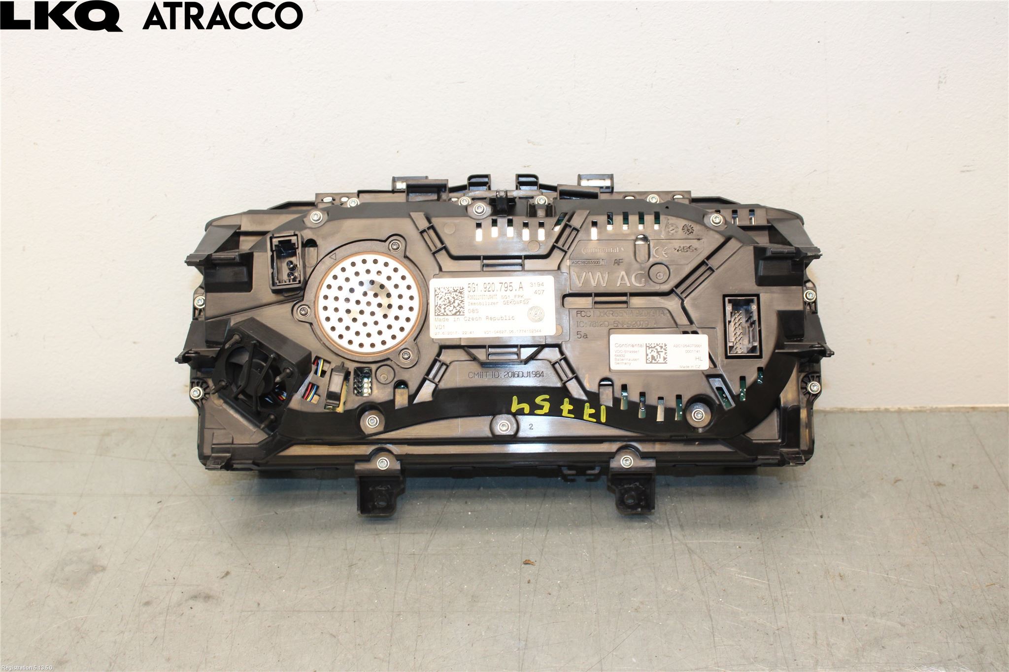 Volkswagen VW GOLF / E-GOLF VII 13-20 Instr Speedometer