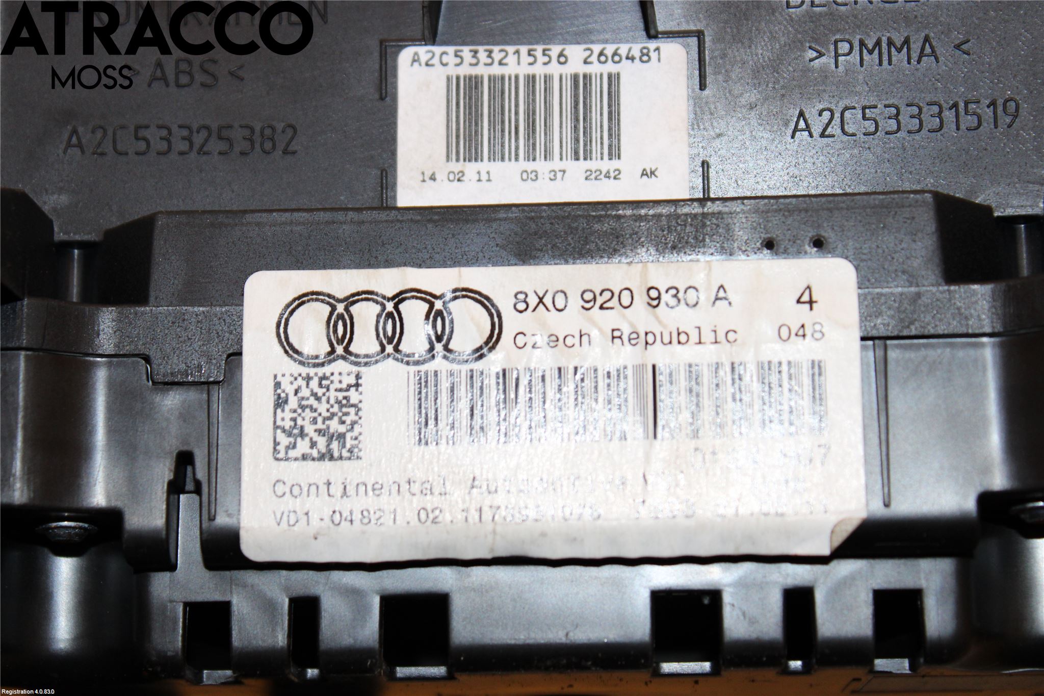 Audi A1/S1 11-18 Instr Kombinert