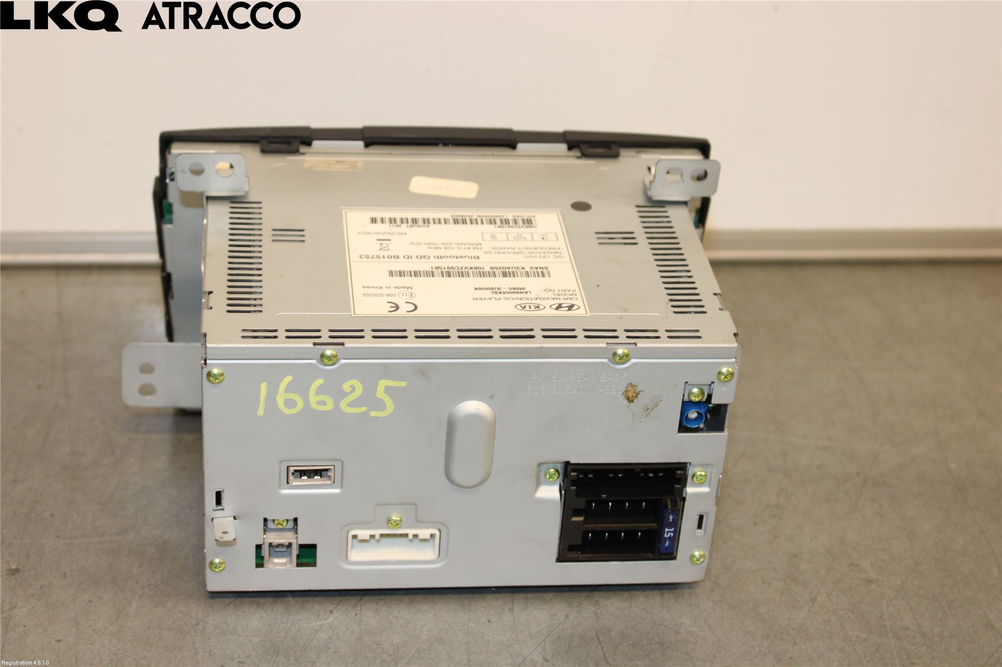 Kia SPORTAGE (SL) 11-15 Stereo Radio Med Cd