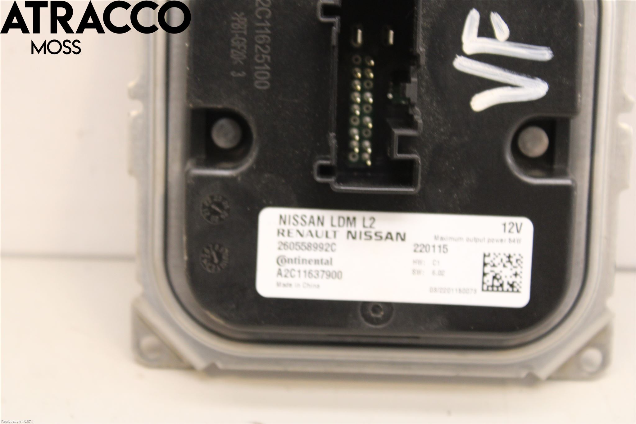 Nissan LEAF 18- Styreenhet Xenon