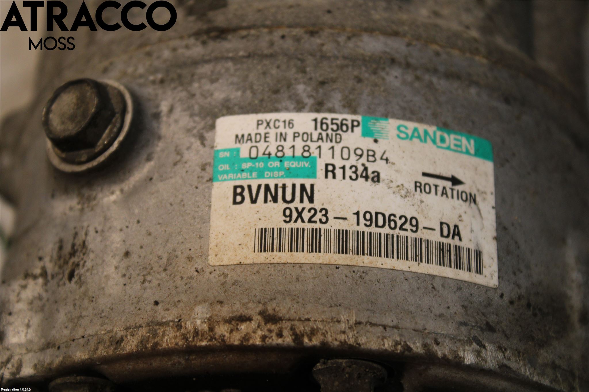 Landrover LAND ROVER DISCOVERY 4 10-16 Varme Ac Kompressor