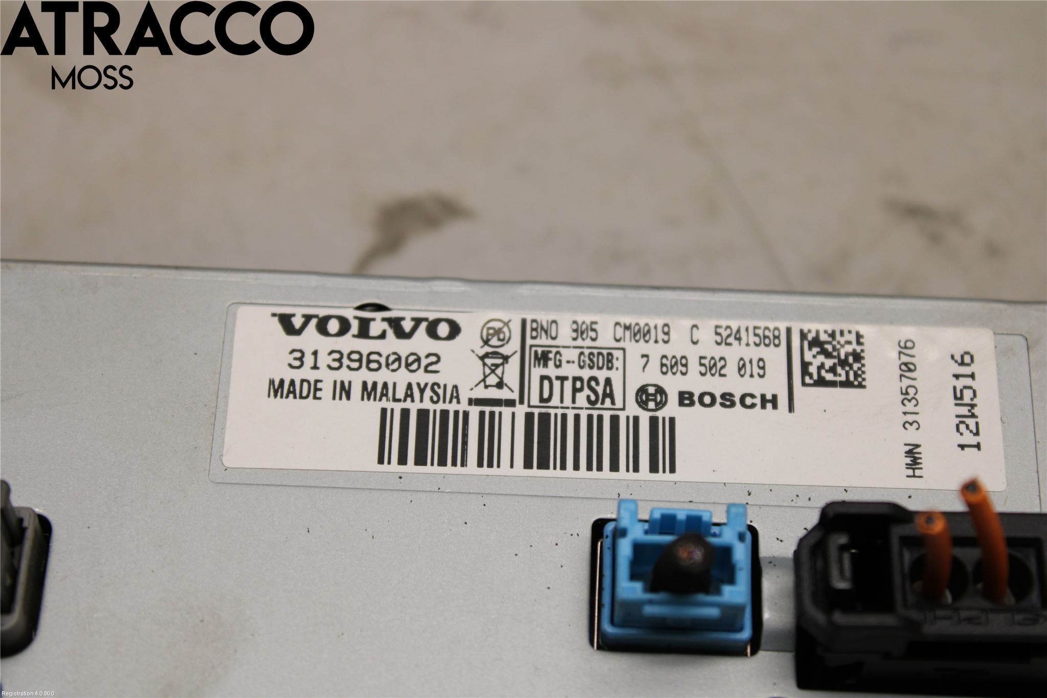 Volvo V70 08-13 Multifunktionsdisplay