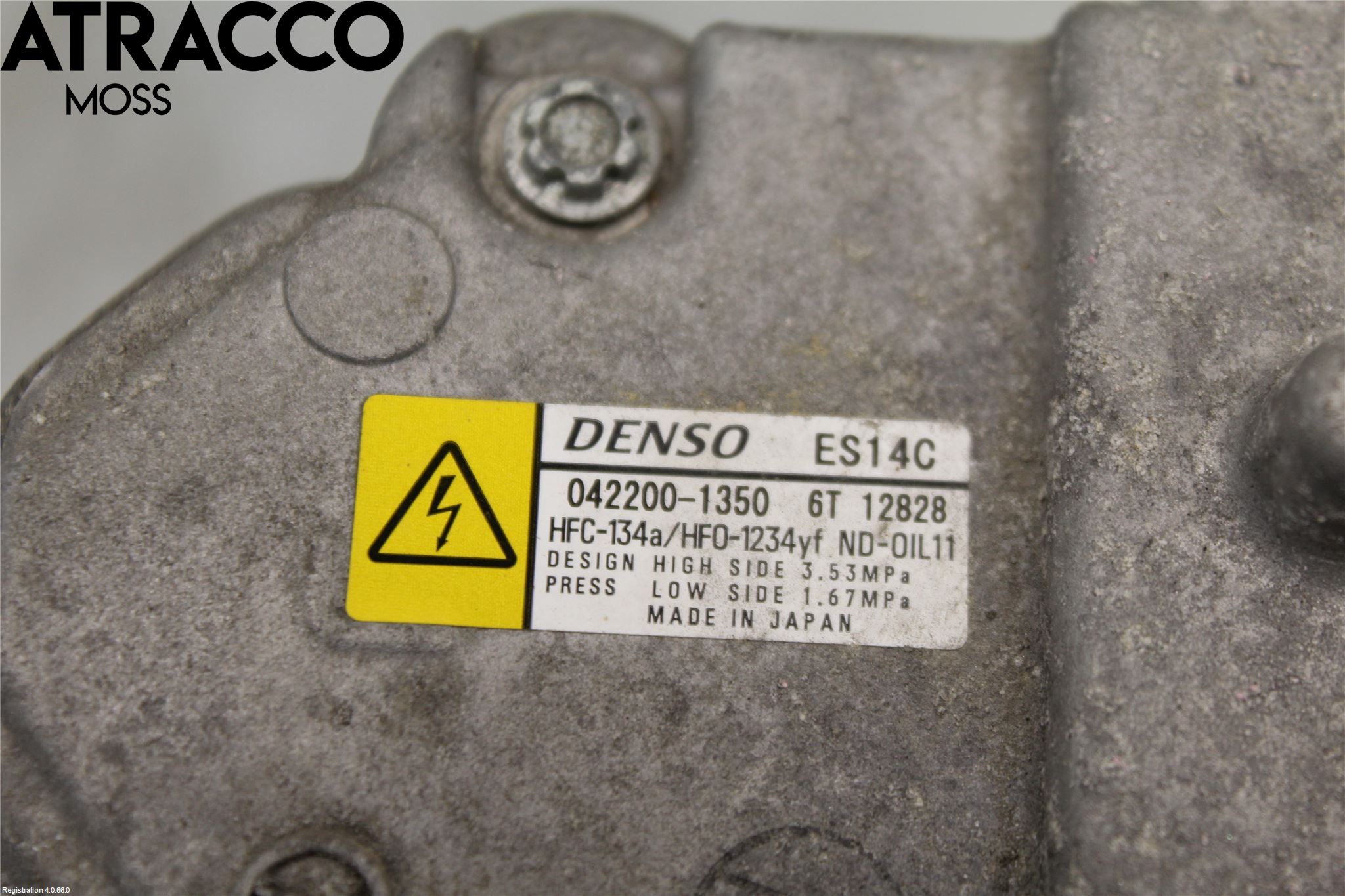 Toyota YARIS XP130 15-20 Varme Ac Kompressor