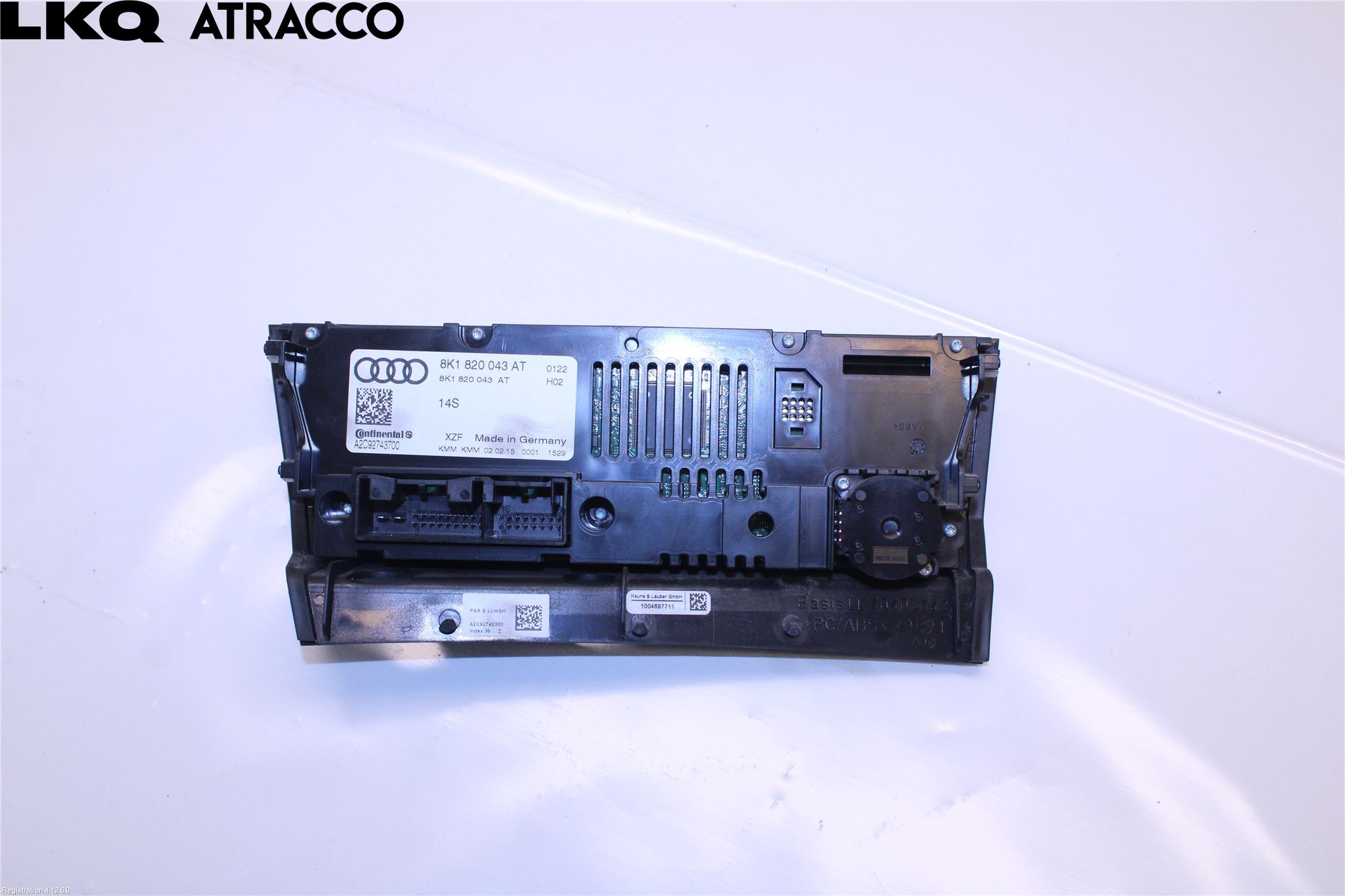 Audi A4/S4 08-11 Varmeapparat Panel(Regulering)