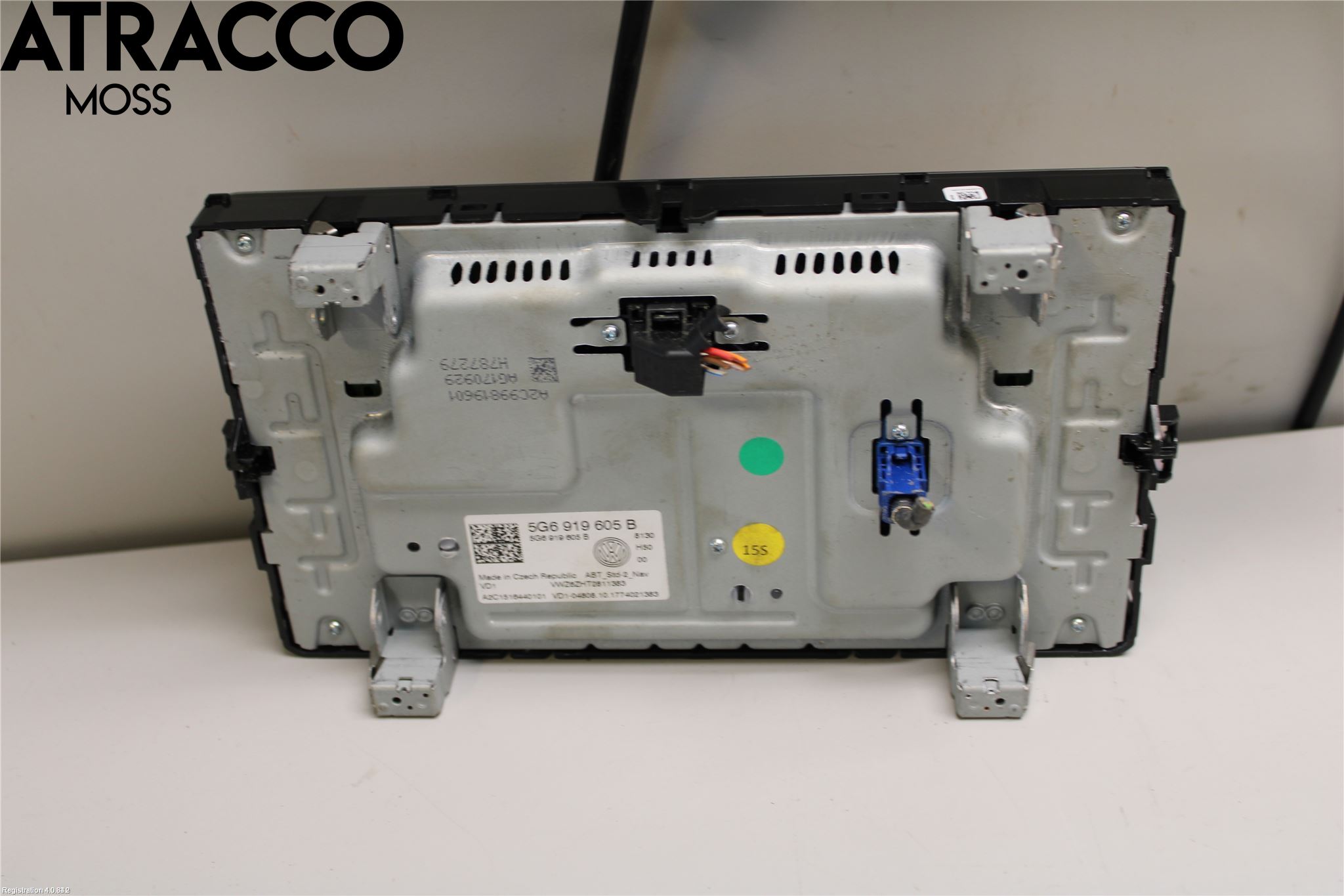 Volkswagen VW GOLF / E-GOLF VII 13-20 Multifunktionsdisplay