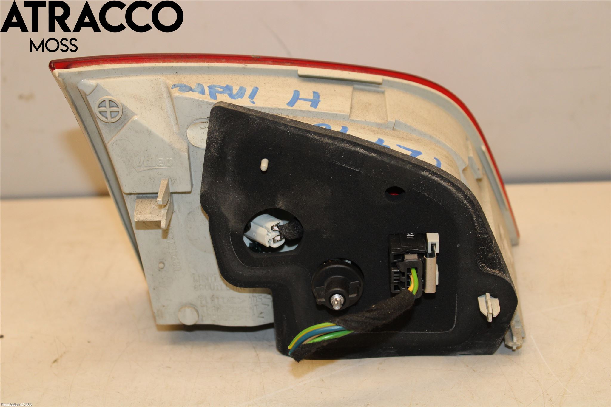 Peugeot 508 11-18 Baklykt Høyre  På Luke(Indre)