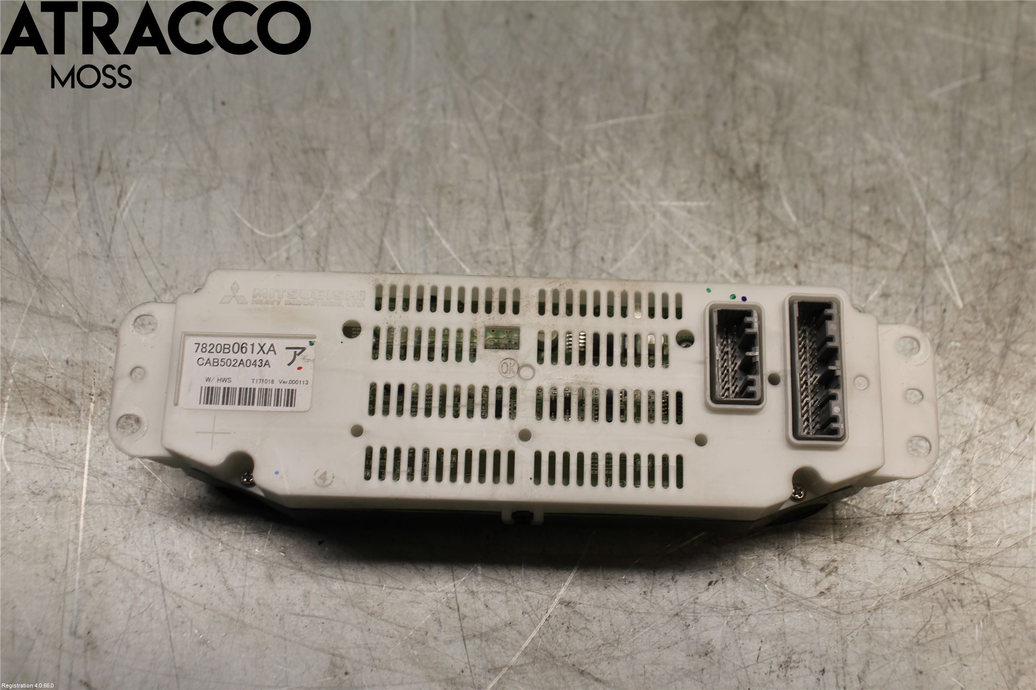 Mitsubishi OUTLANDER 13-21 Varme Ac Betjening-Display