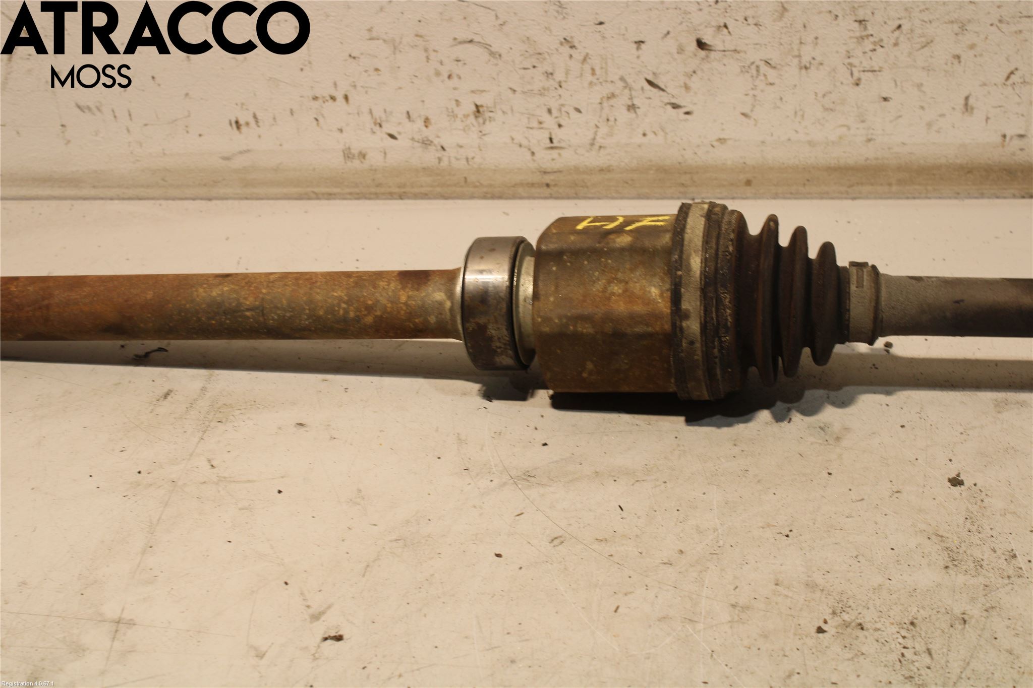 Nissan QASHQAI 14-17 Drivaksel Foran Kompl Høyre