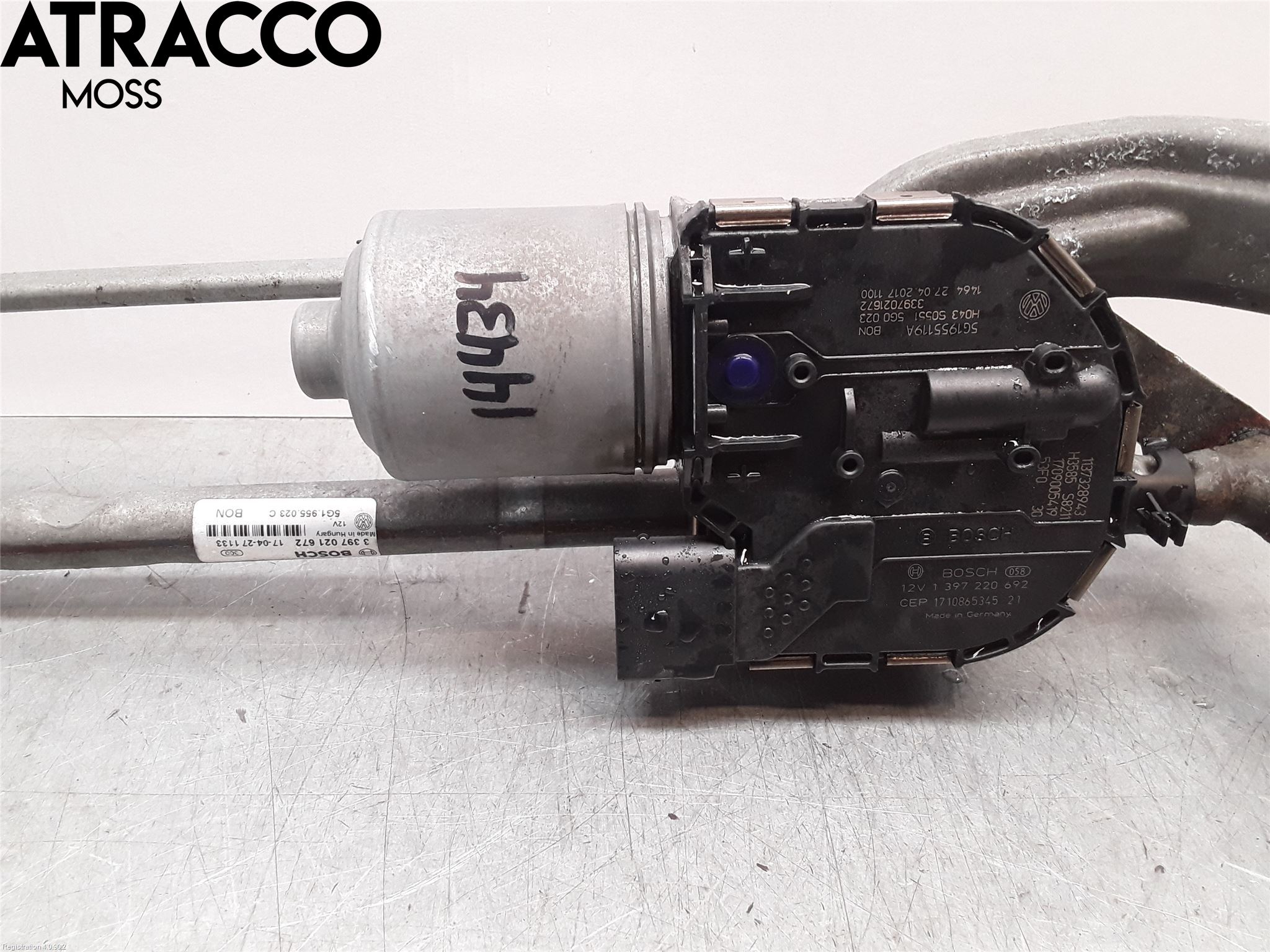 Volkswagen VW GOLF / E-GOLF VII 13-20 Viskermotor Frontrute