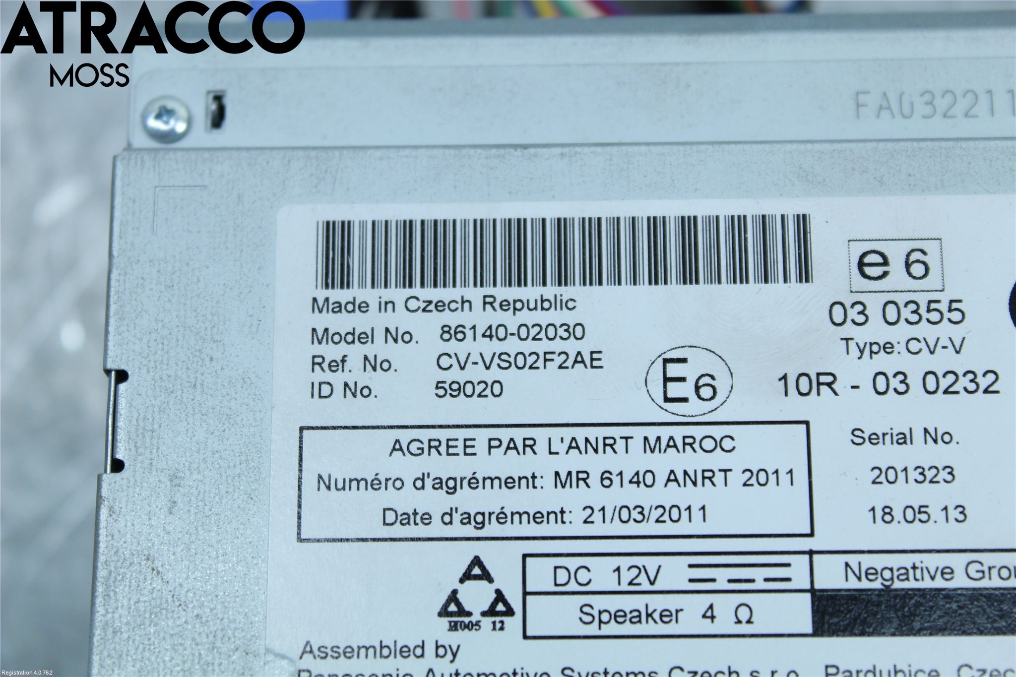 Toyota AURIS 13-19 Stereo Radio Med Cd