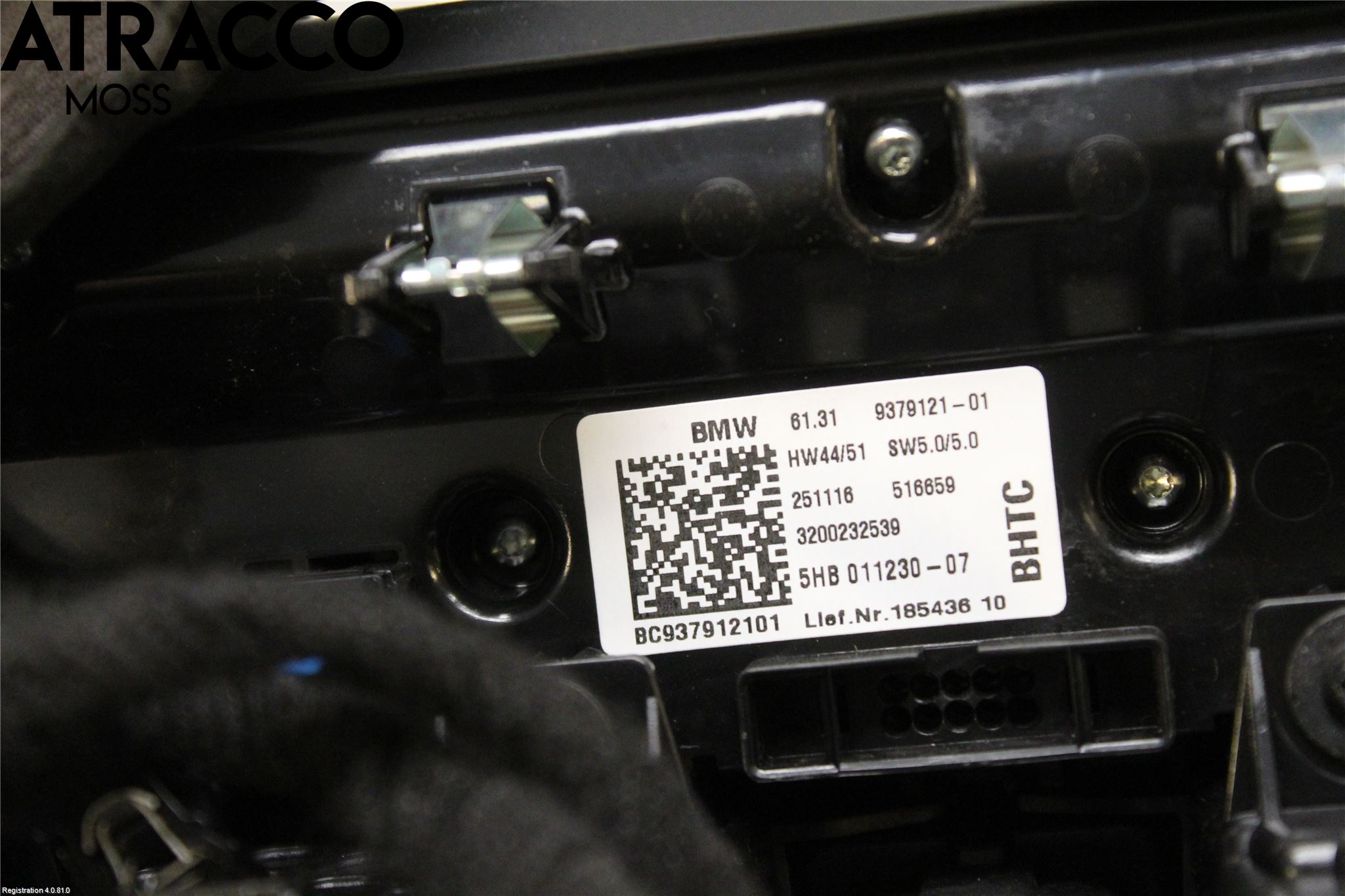 BMW i3 I01 13-22 Varme Ac Betjening-Display