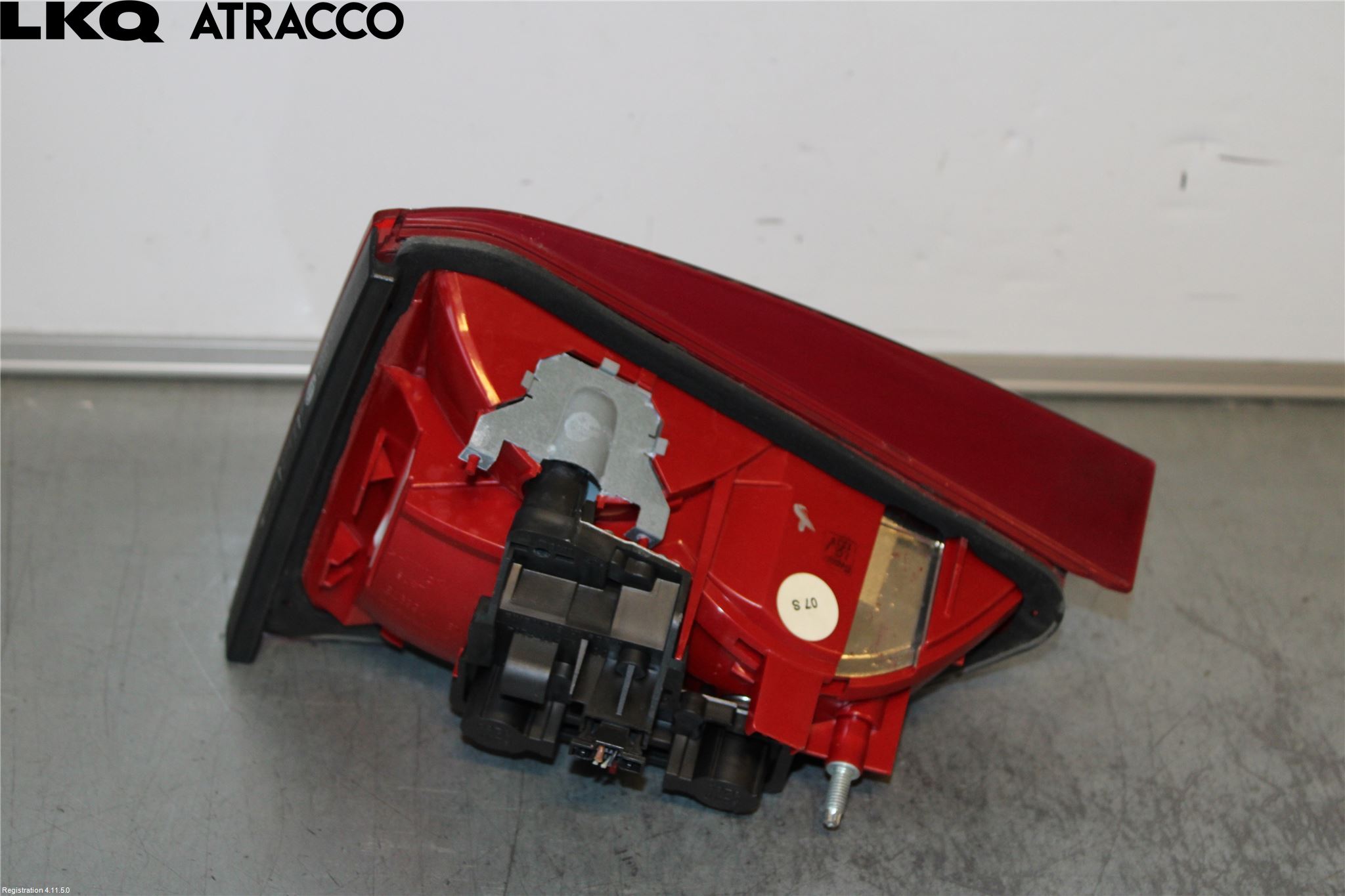 Audi A4/S4 08-11 Baklykt Venstre  På Luke(Indre