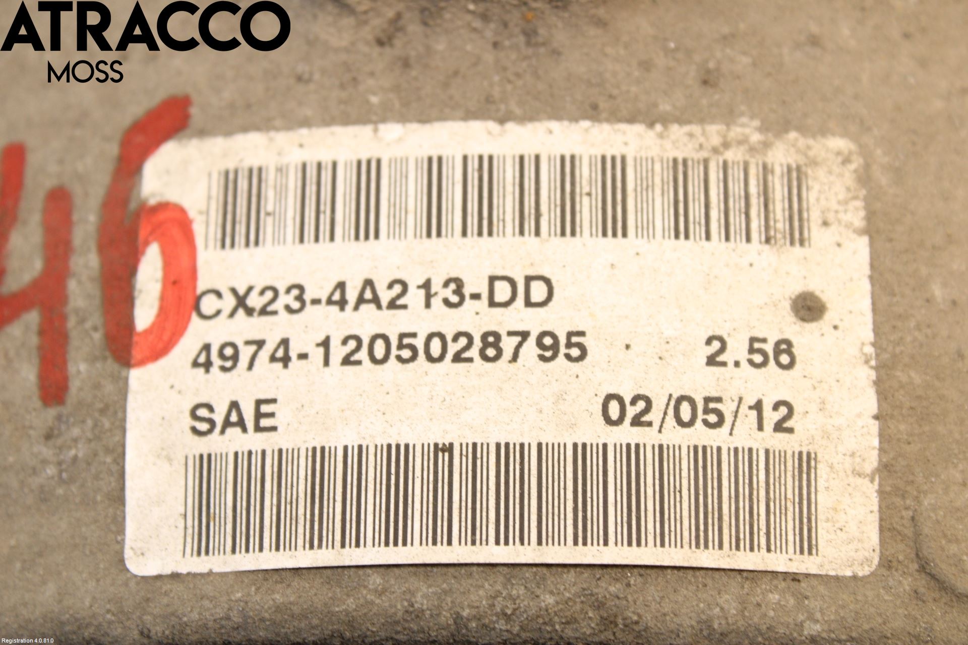 Jaguar XF 08-15 Bakaksel Kardang Bak -Diff