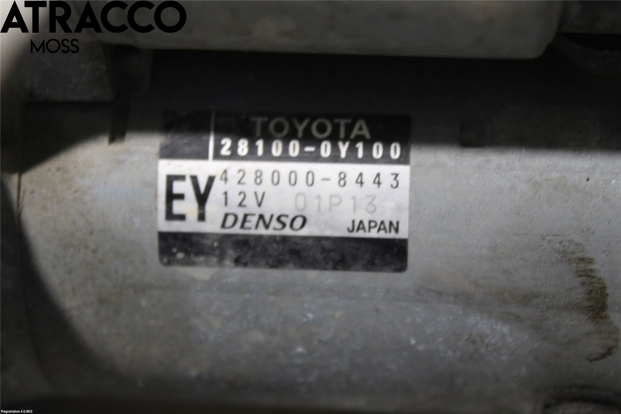 Toyota YARIS XP130 12-14 Startmotor