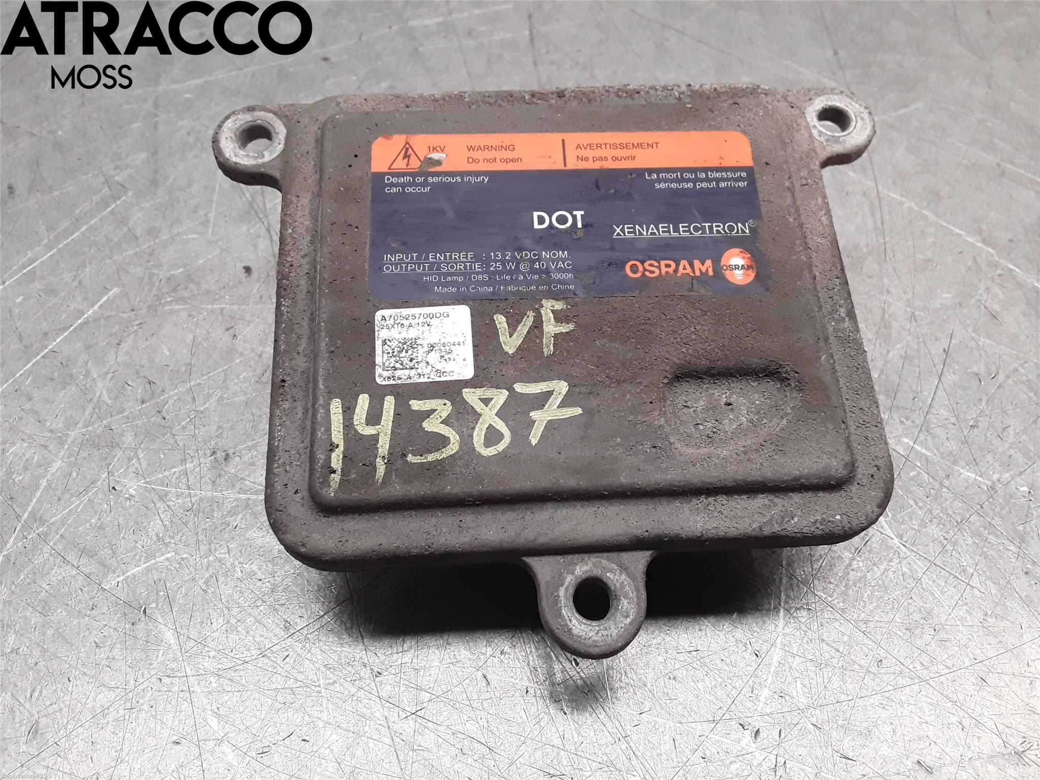 Tesla MODEL S 13- Styreenhet Xenon