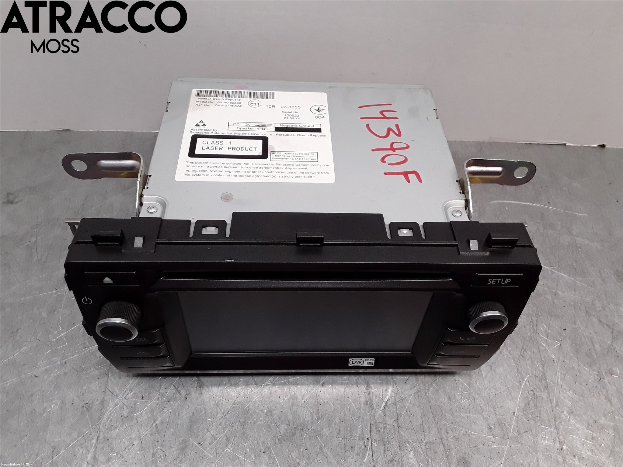 Toyota AURIS 13-19 Stereo Radio