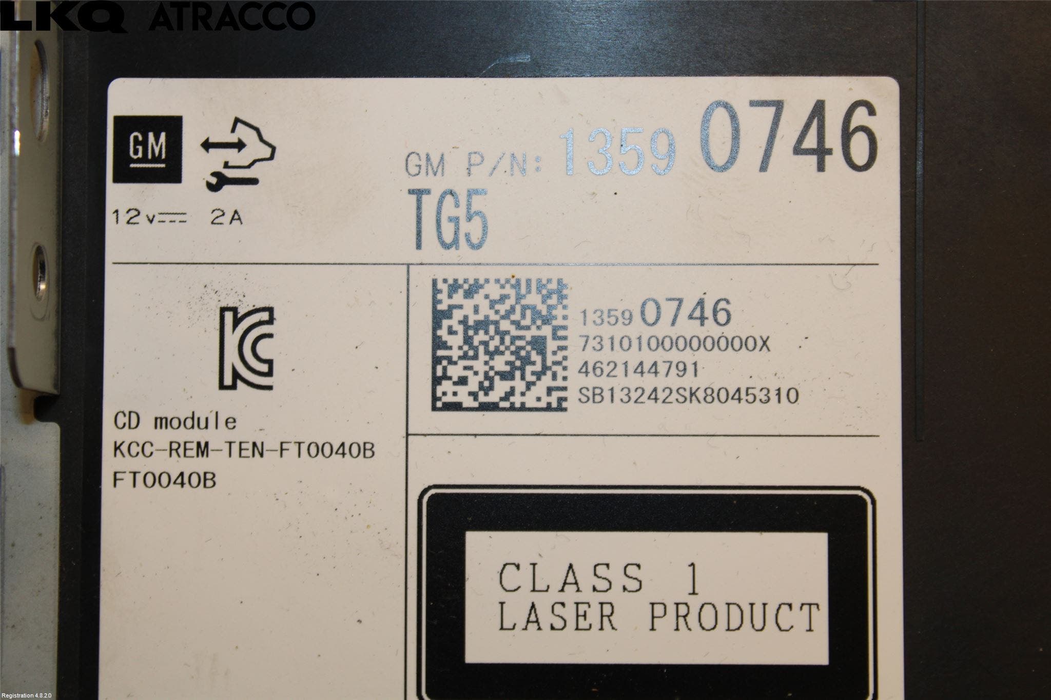 Opel ZAFIRA B 06-14 Stereo Cd Veksler