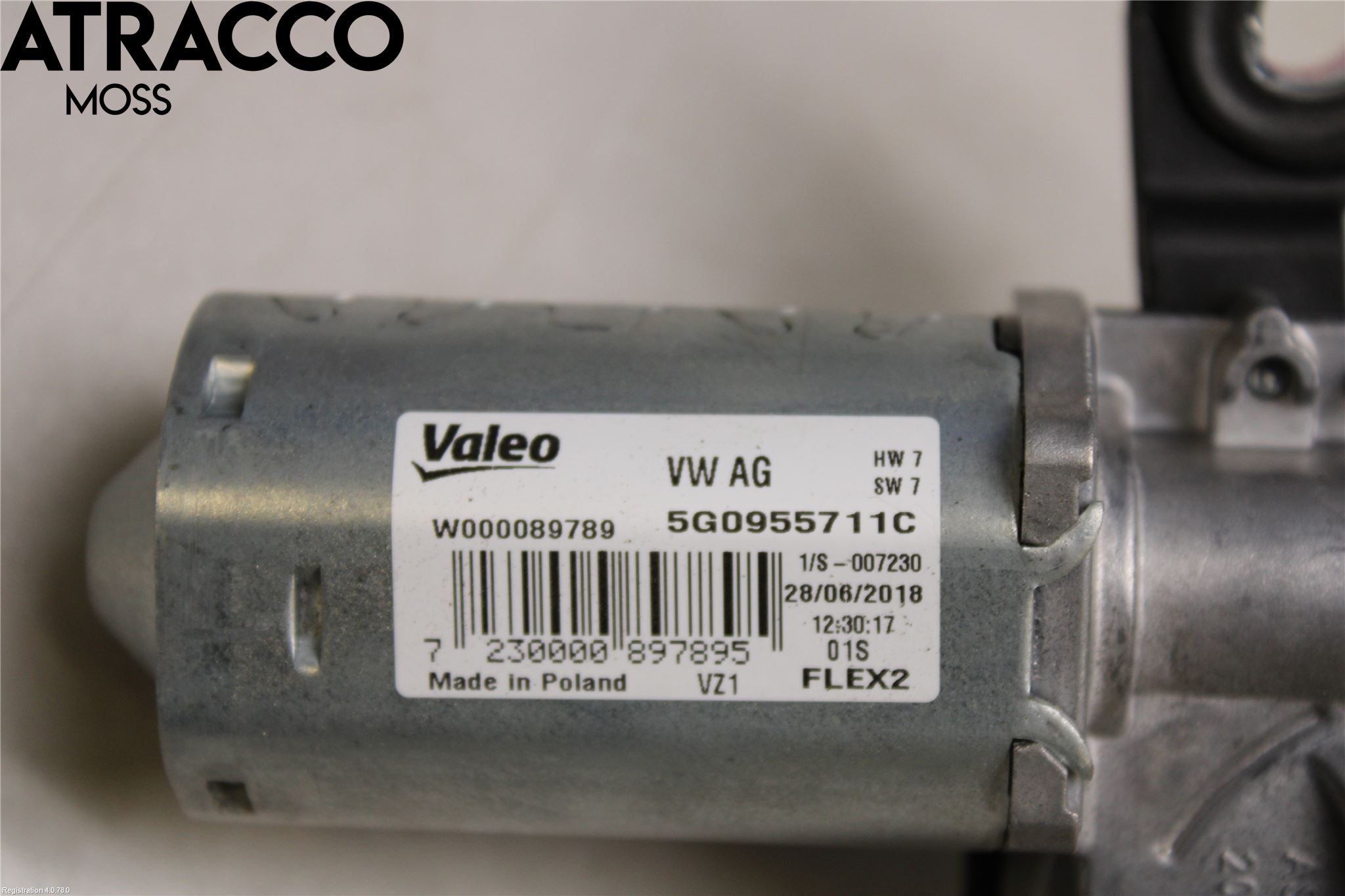 Volkswagen VW GOLF / E-GOLF VII 13-20 Viskermotor Bakluke