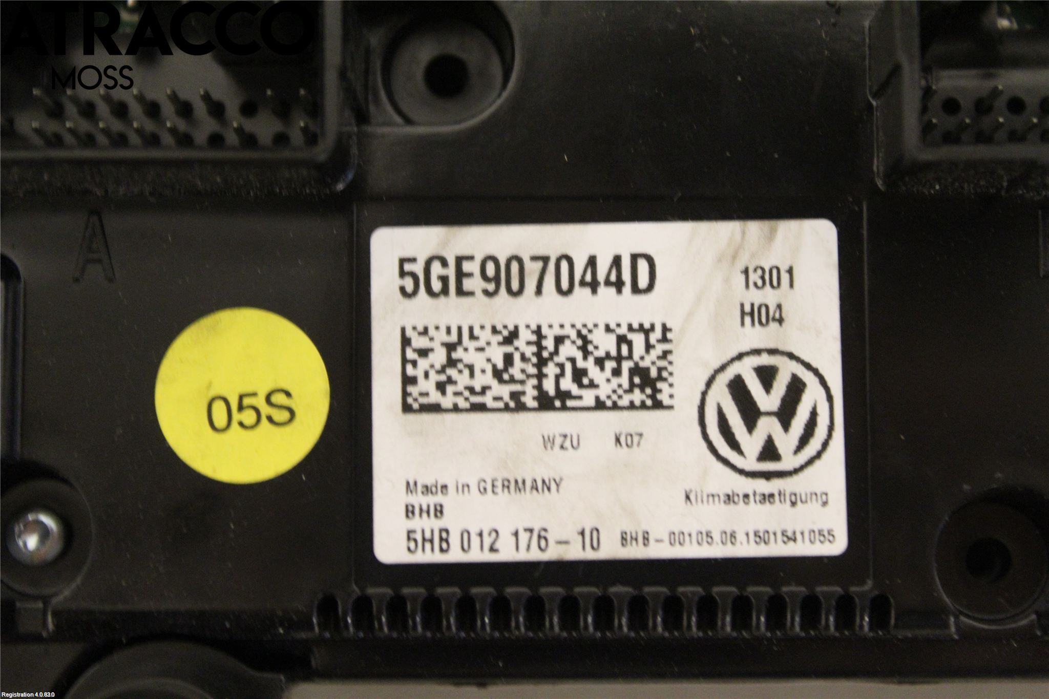 Volkswagen VW PASSAT 15-19 Varme Ac Betjening-Display