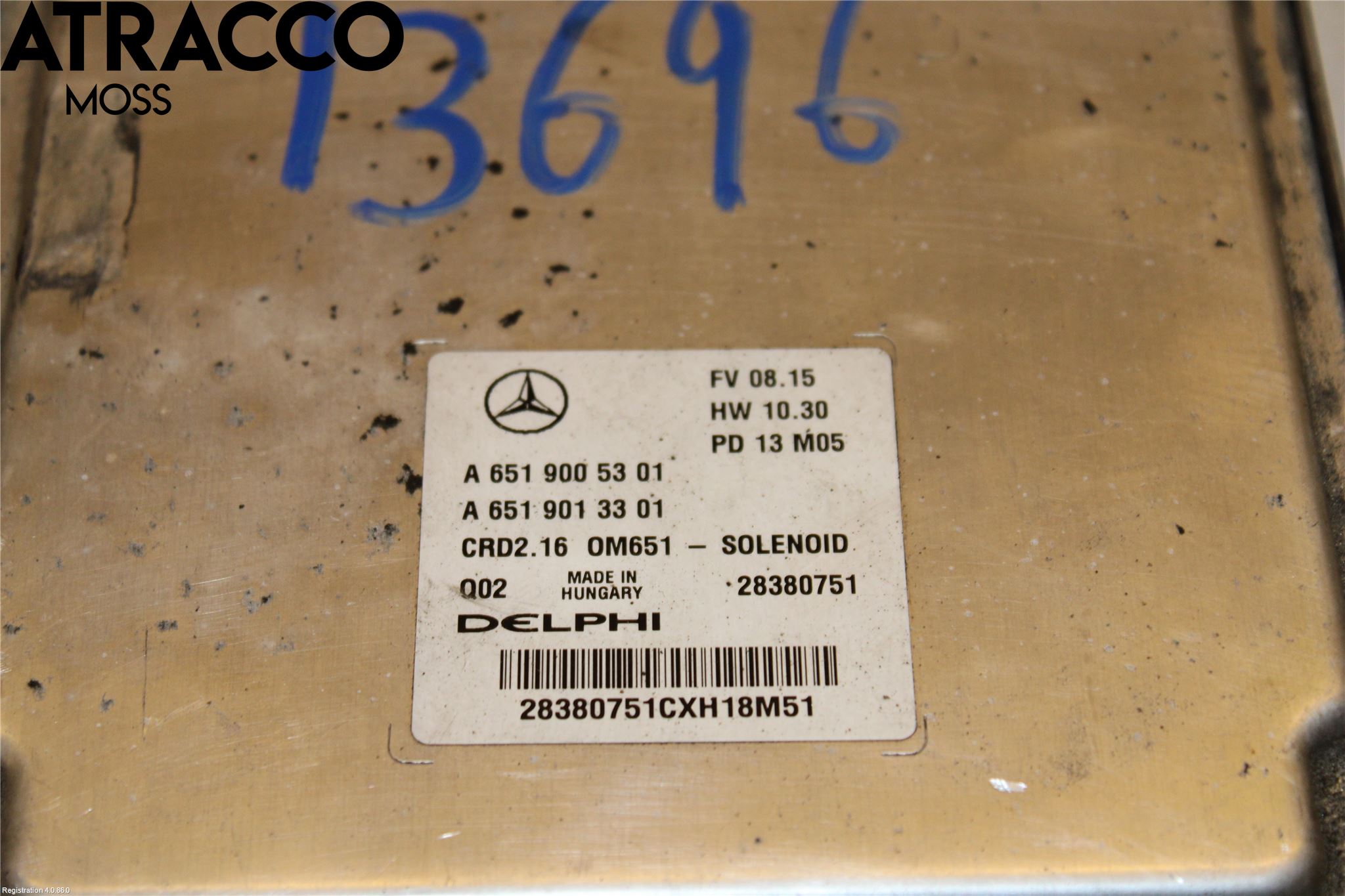 Mercedes-Benz MB E-KLASS (W212) 09-16 Styreenhet Innsprøytning