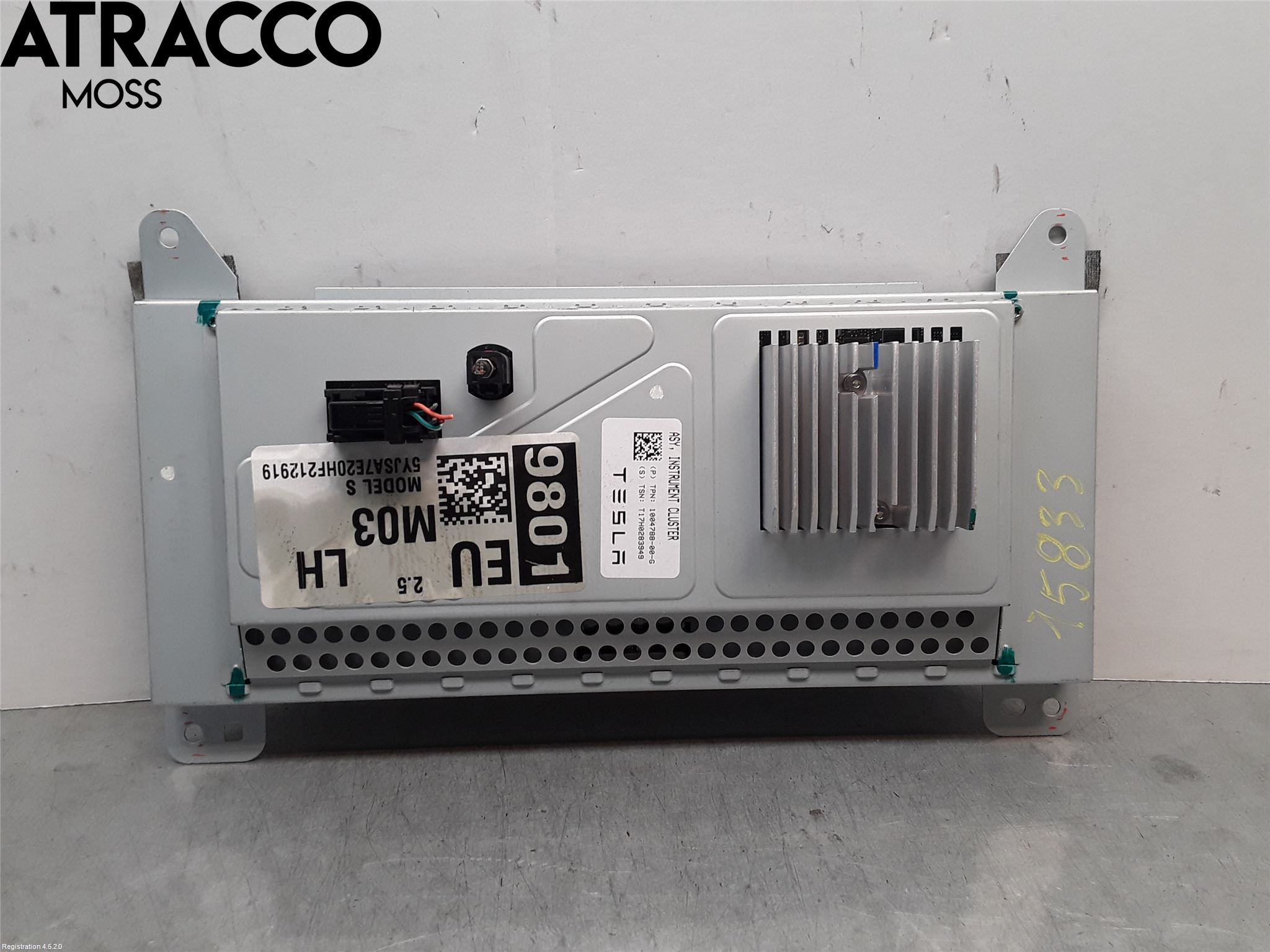 Tesla MODEL S 13- Multifunktionsdisplay