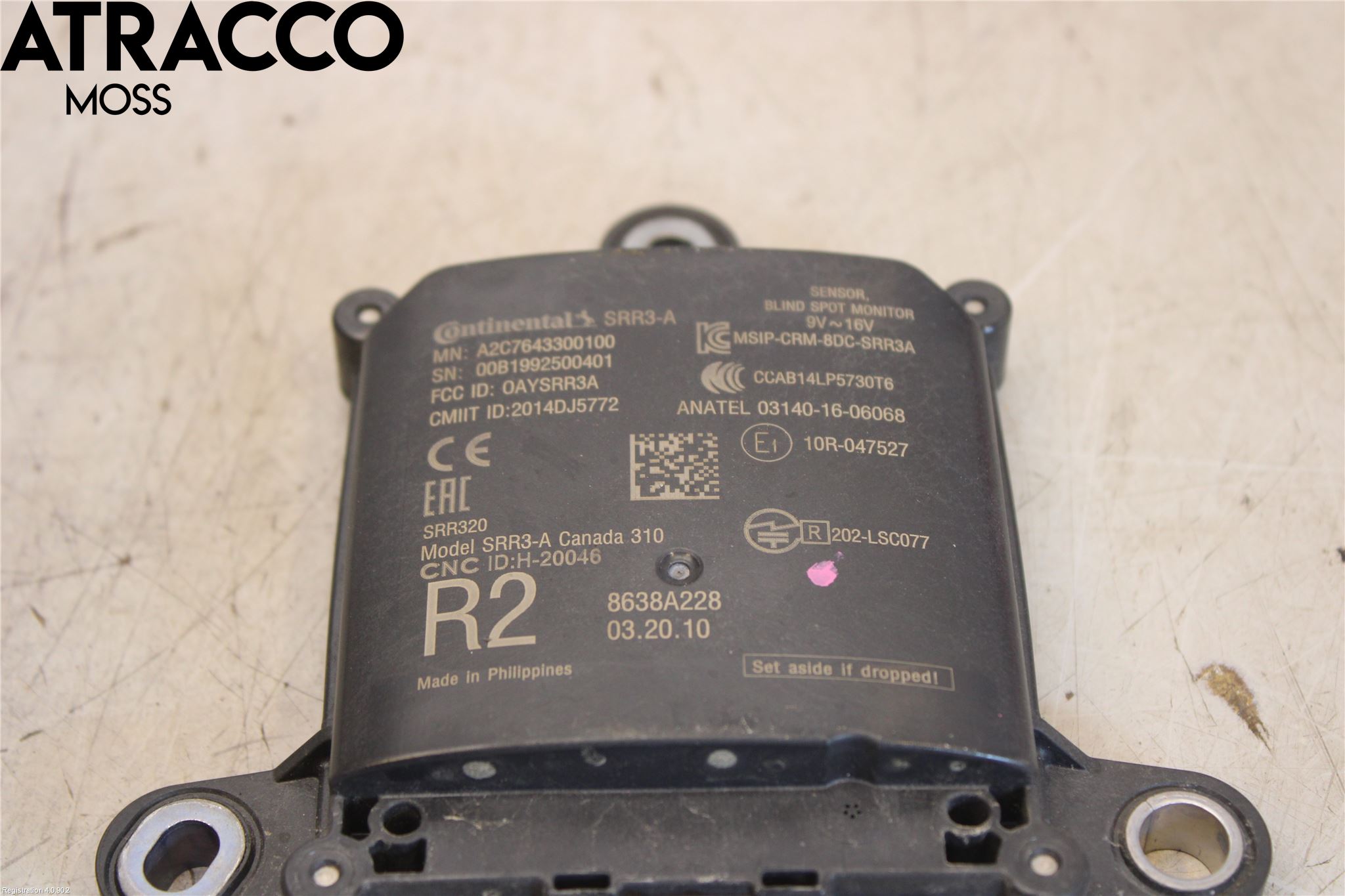 Mitsubishi OUTLANDER 13-21 Sensor Kollisjonsbeskyttelse