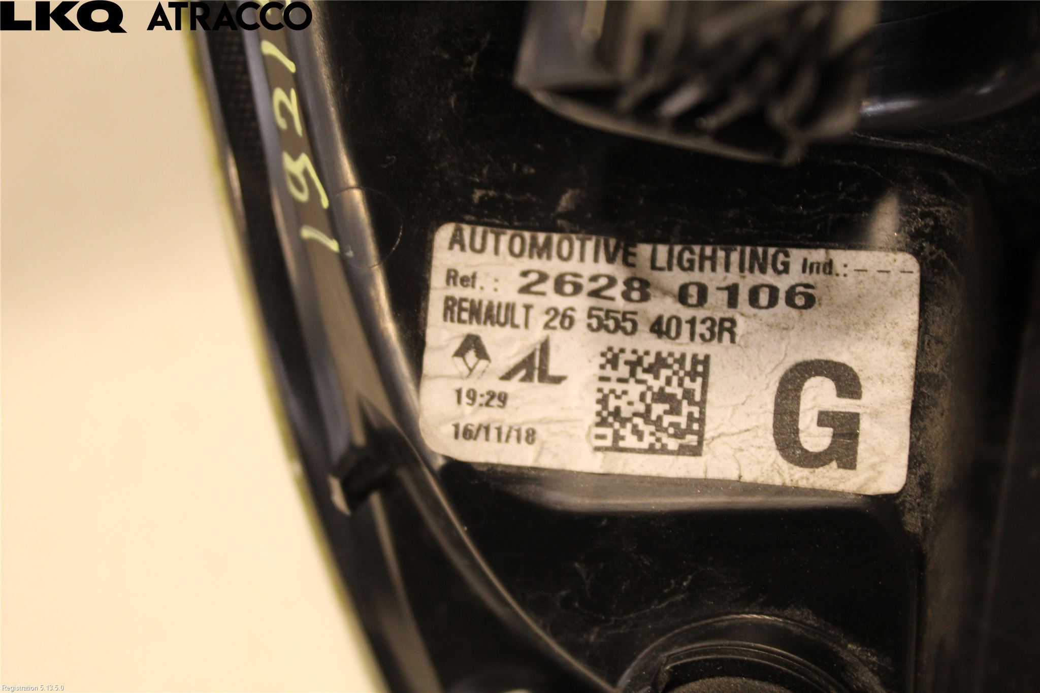 Renault ZOE/E-TECH 13- Baklykt Venstre