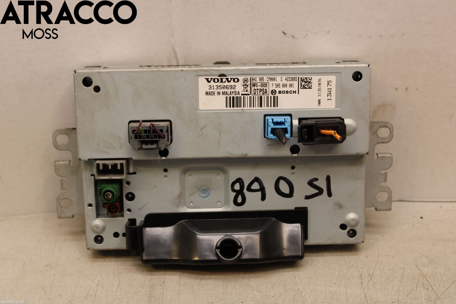 Volvo V70 14-16 Multifunktionsdisplay