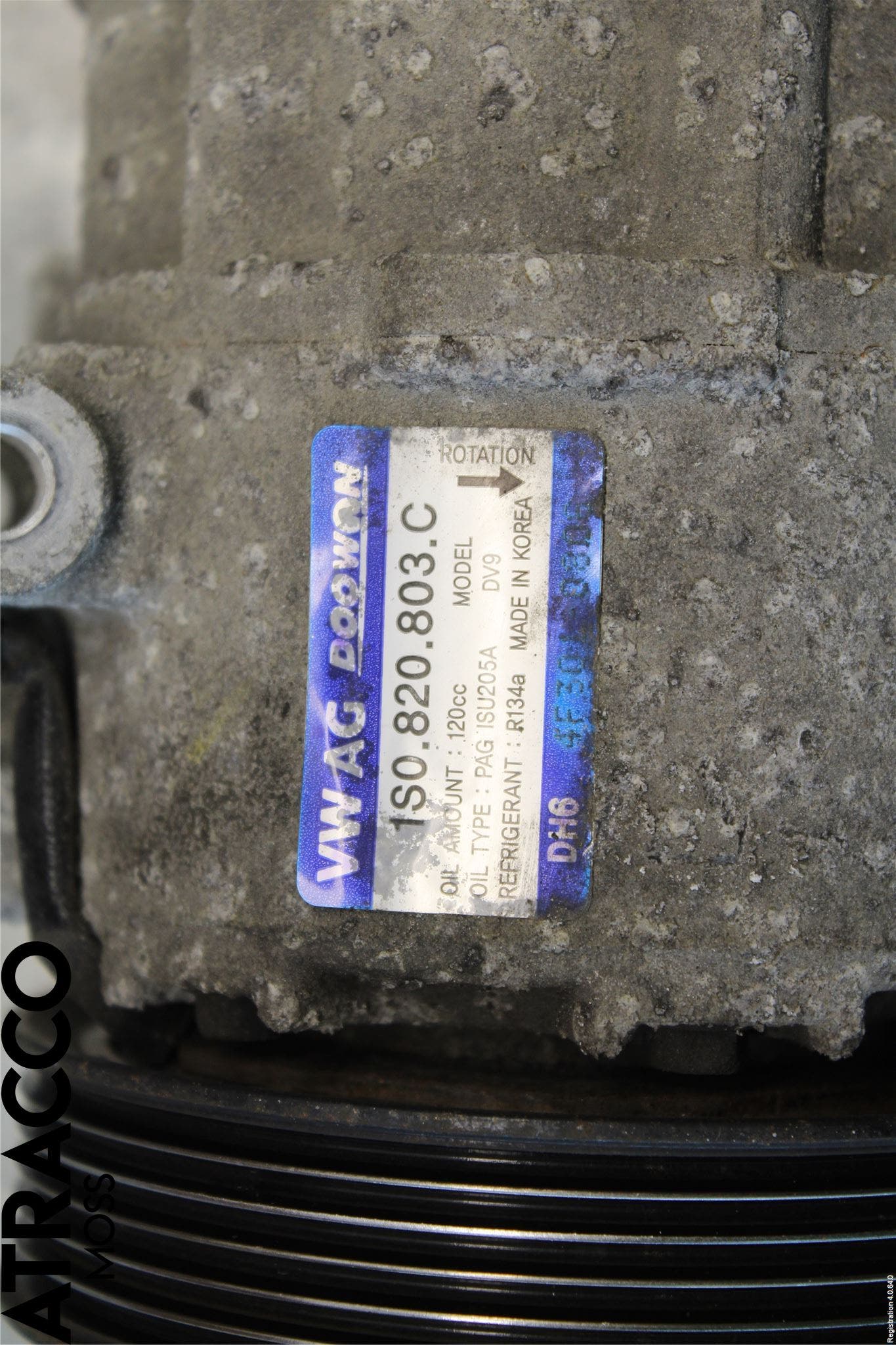 Volkswagen VW UP! / E-UP! Varme Ac Kompressor