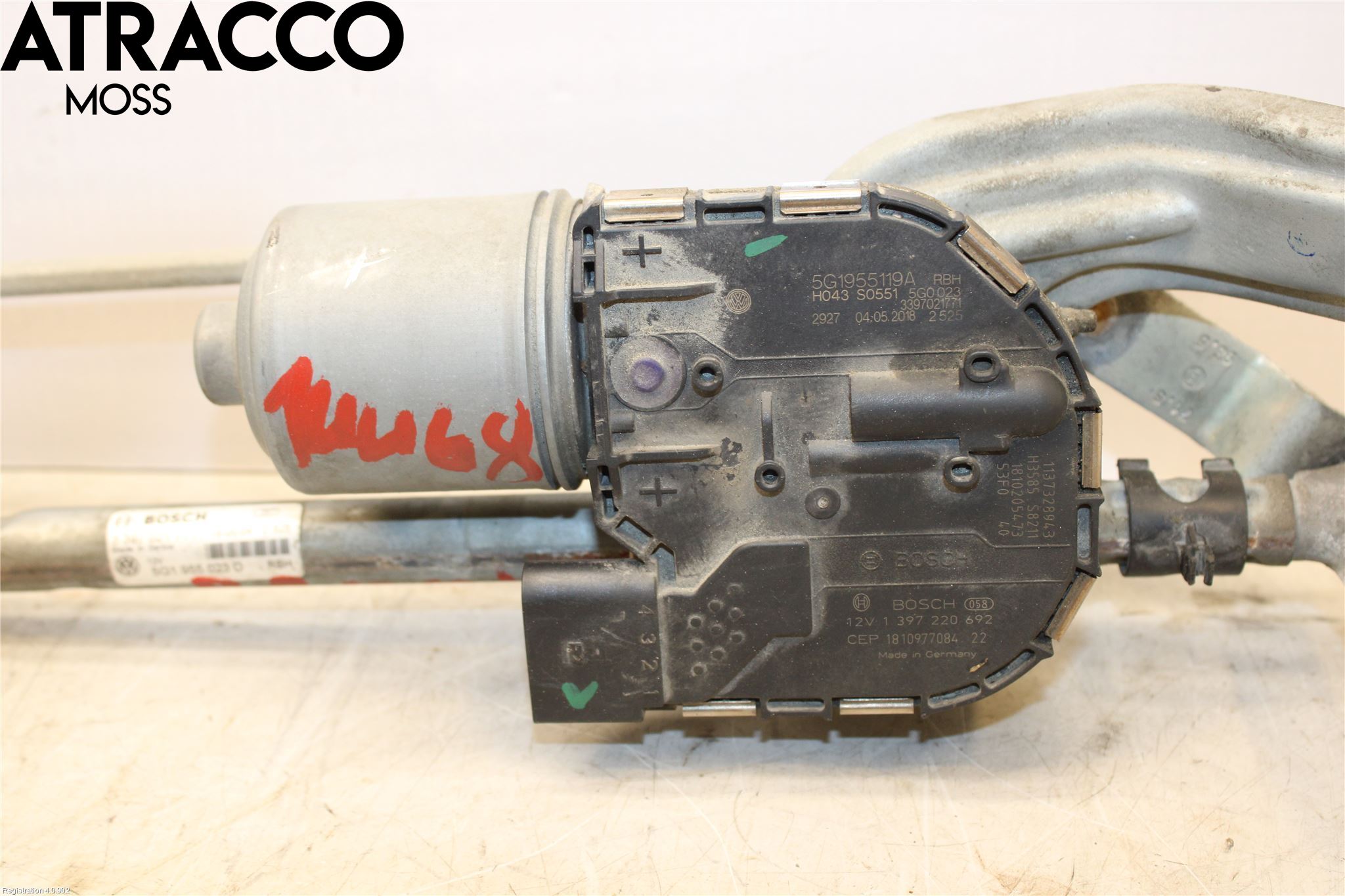 Volkswagen VW GOLF / E-GOLF VII 13-20 Viskermotor Frontrute