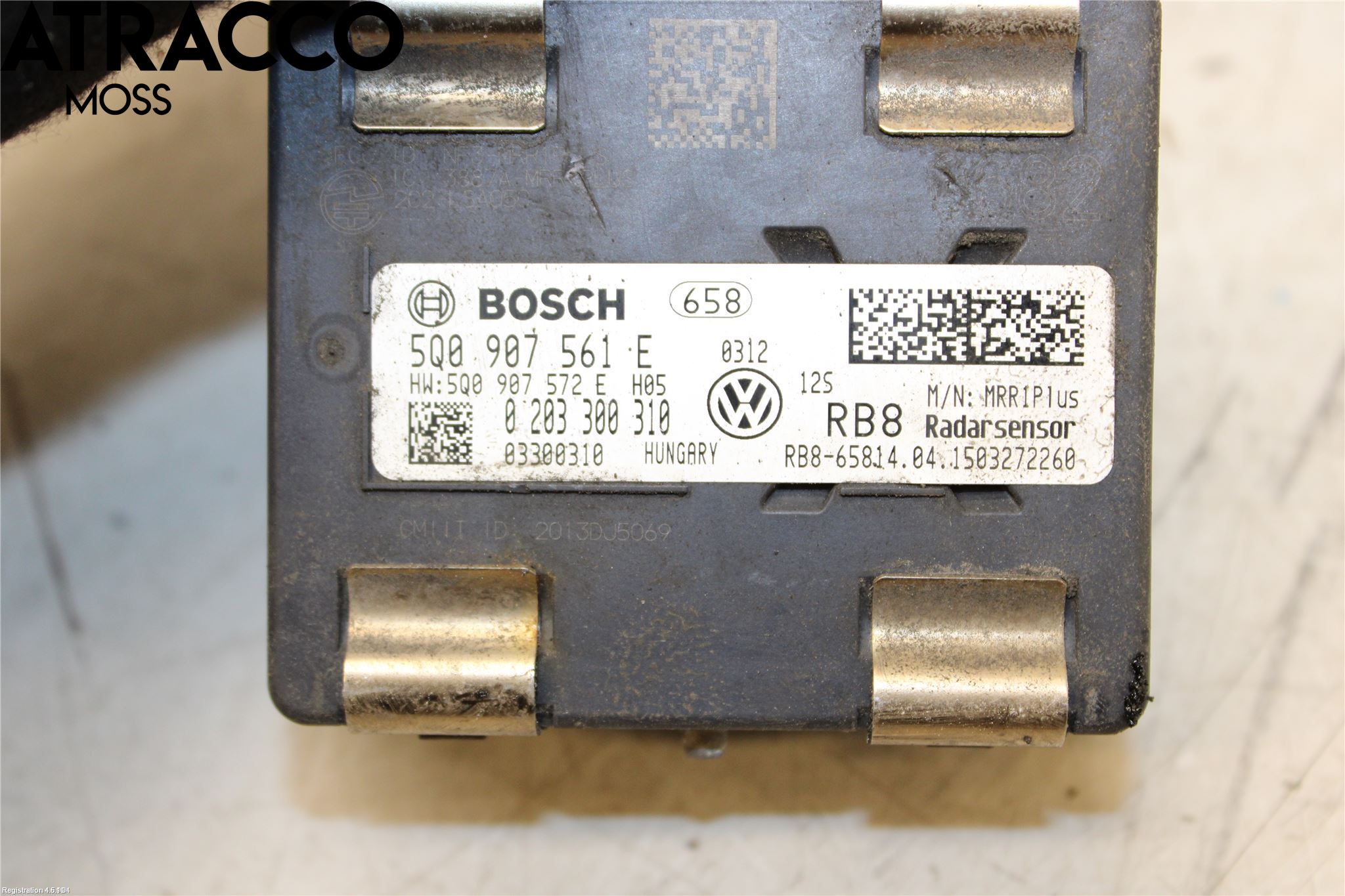 Volkswagen VW GOLF / E-GOLF VII 13-20 Sensor Kollisjonsbeskyttelse