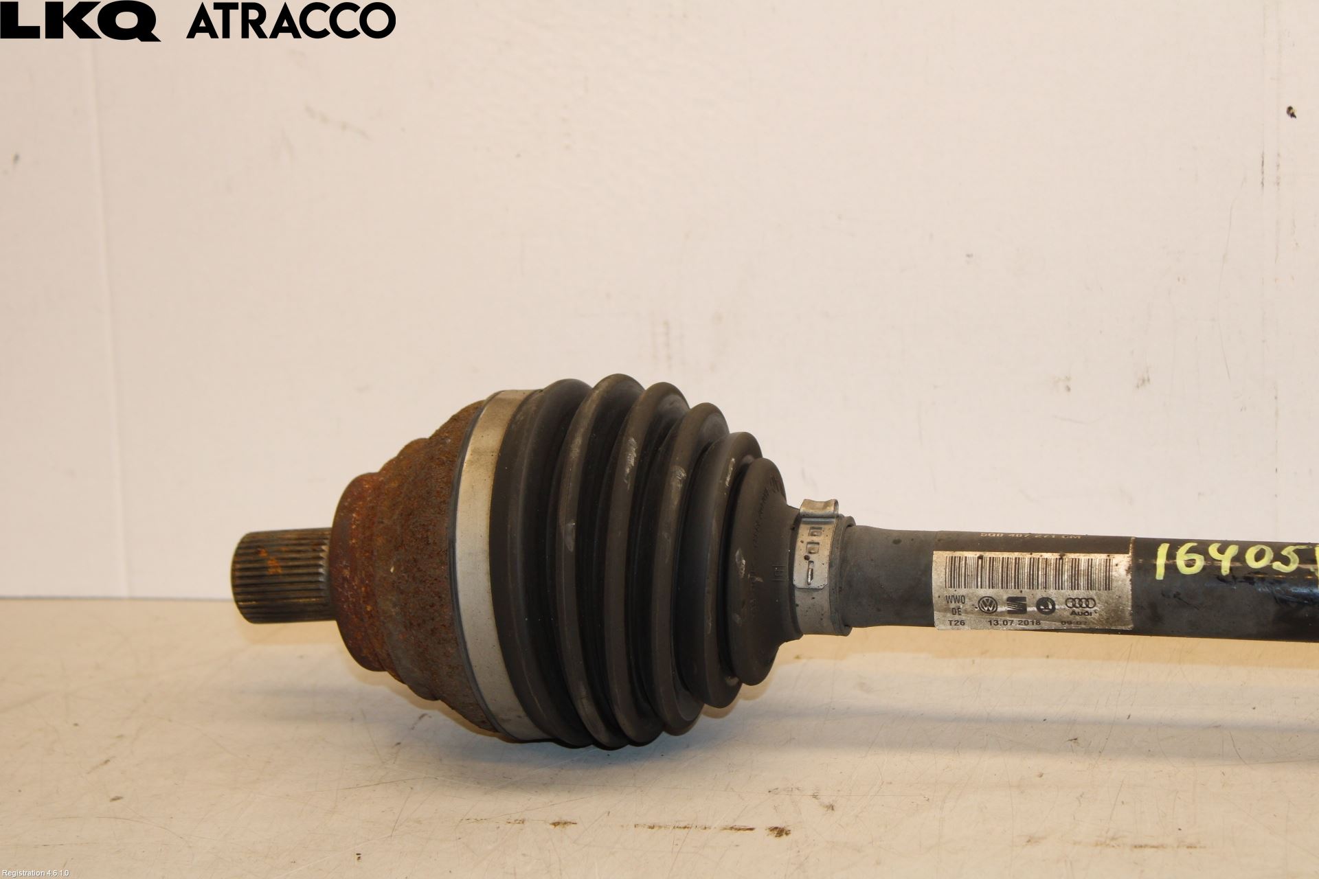 Volkswagen VW GOLF / E-GOLF VII 13-20 Drivaksel Foran Kompl Venstre