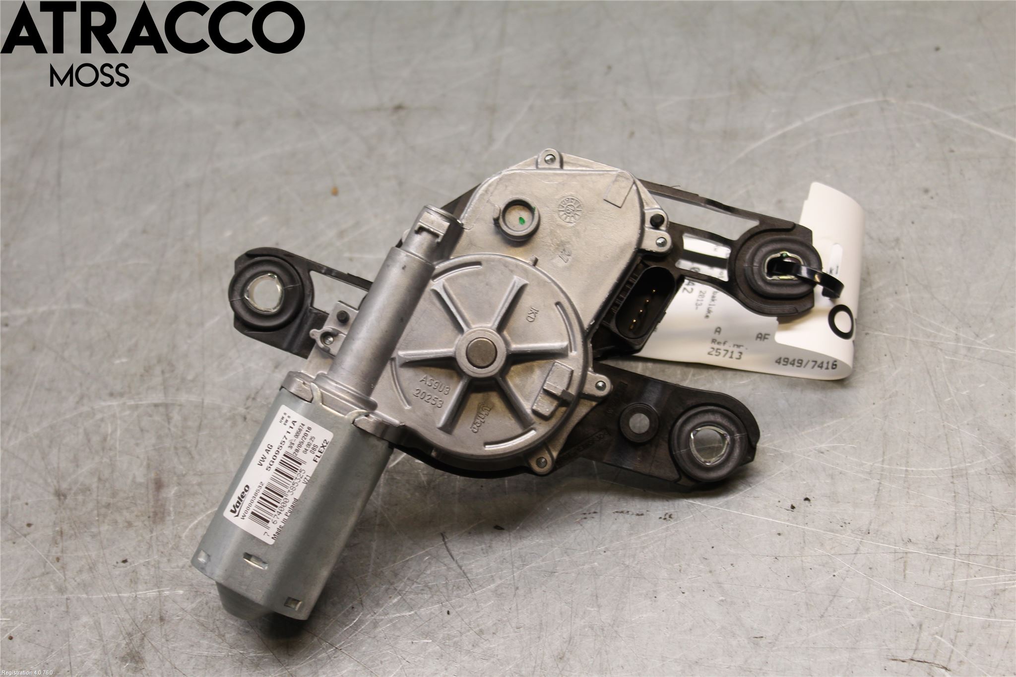 Volkswagen VW GOLF / E-GOLF VII 13-20 Viskermotor Bakluke