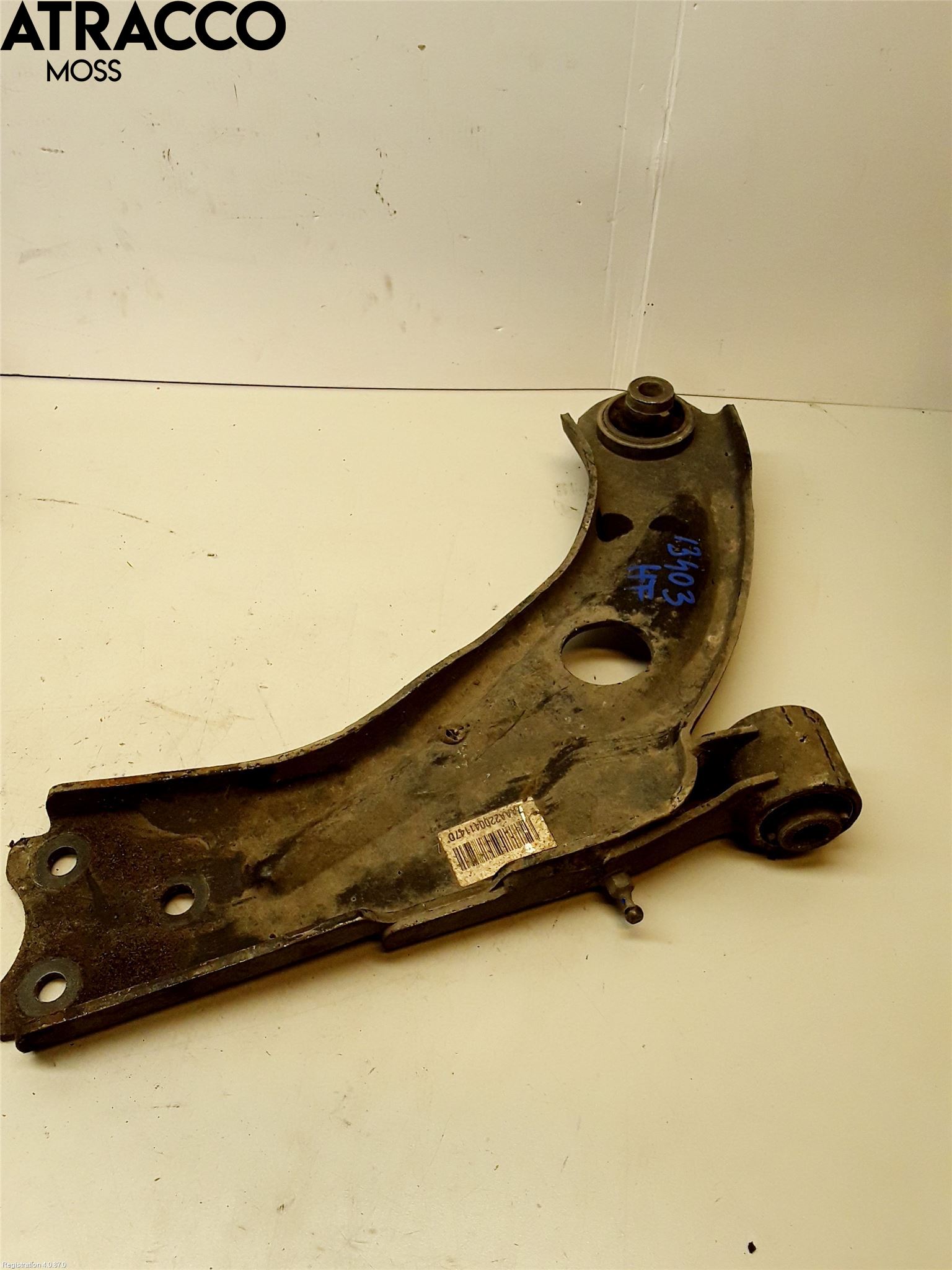 Peugeot 3008 17-24 Bærearm Foran Høyre Nedre