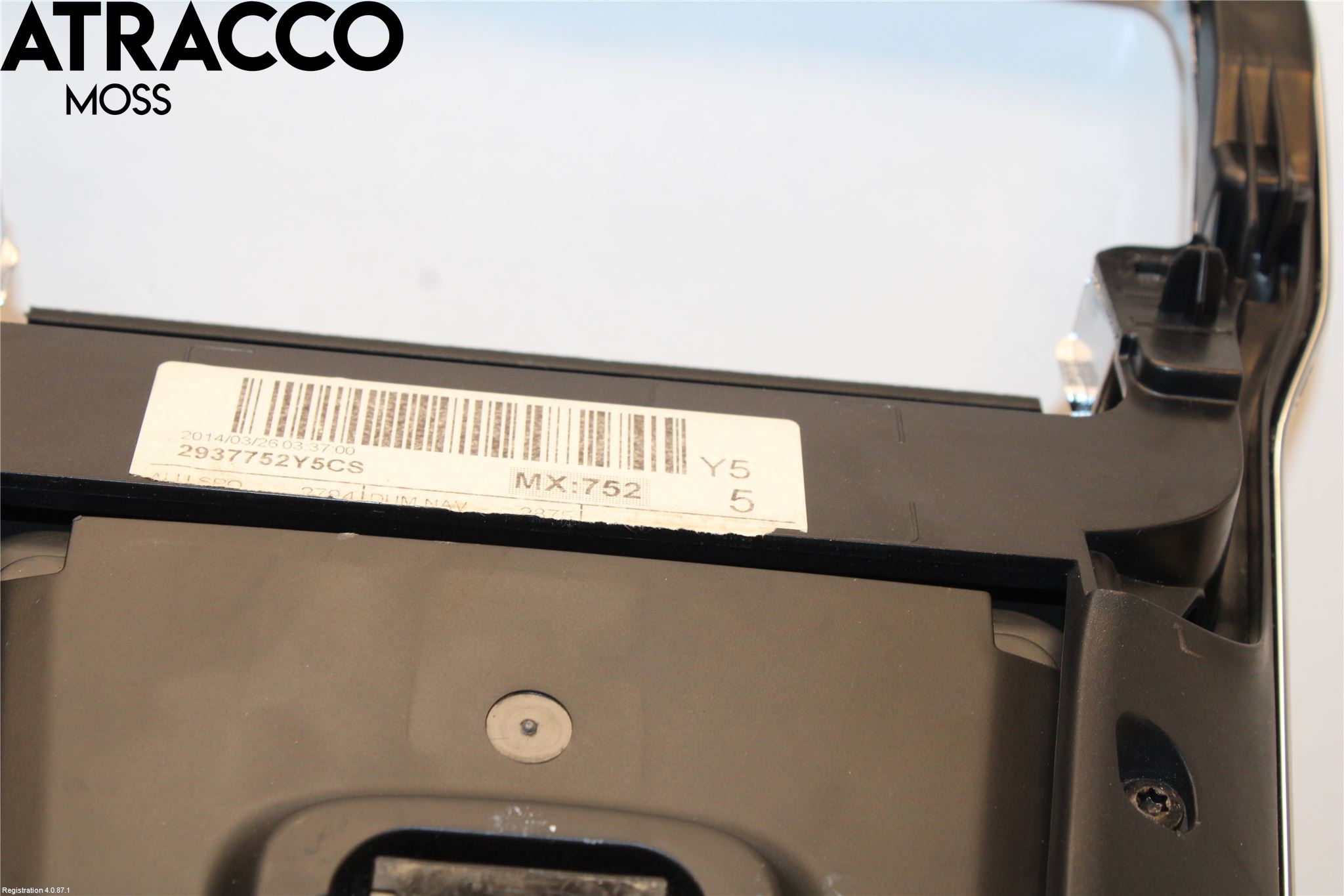 Volvo V40 12-19 Varme Ac Betjening-Display