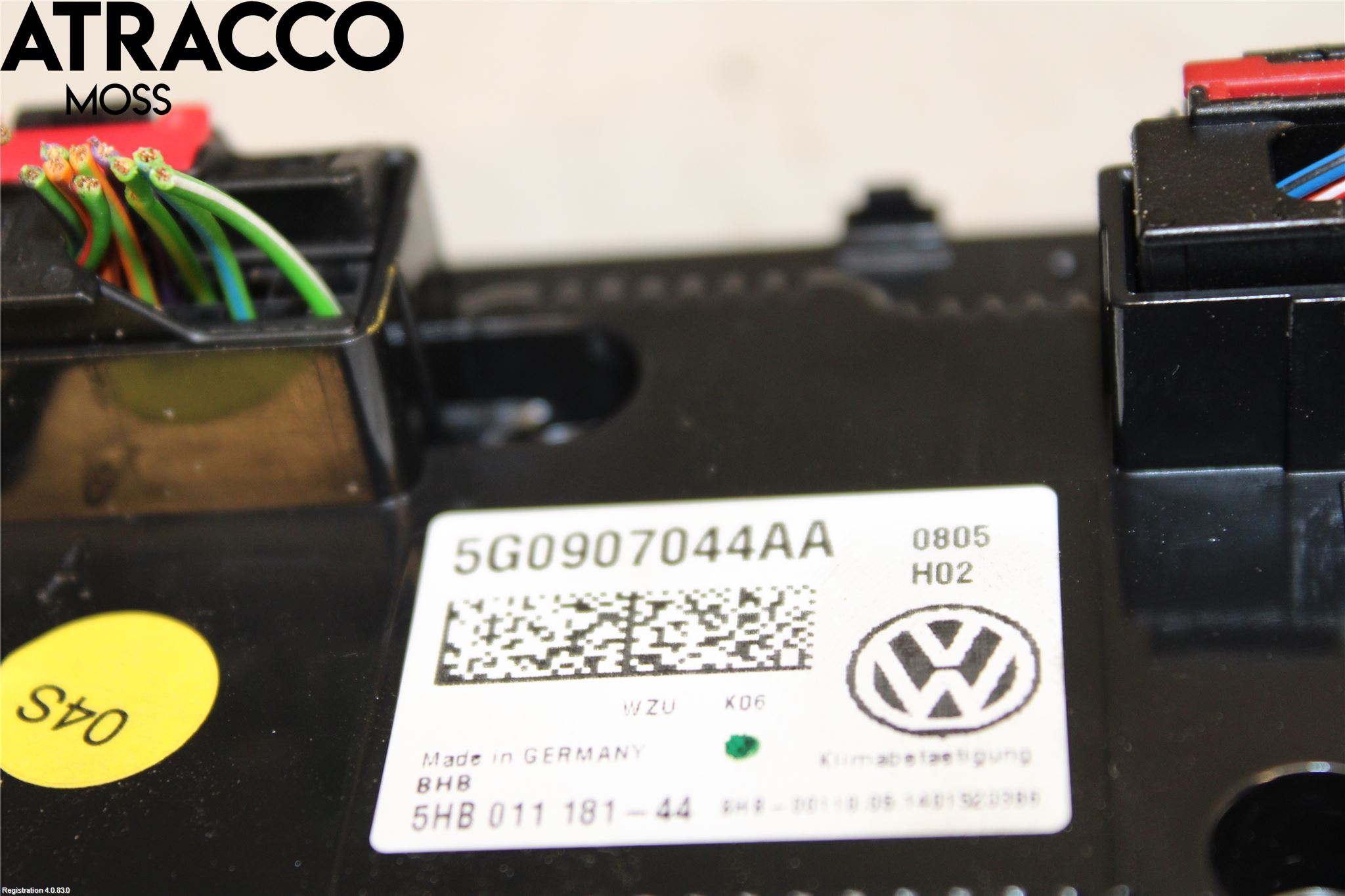 Volkswagen VW GOLF / E-GOLF VII 13-20 Varme Ac Betjening-Display