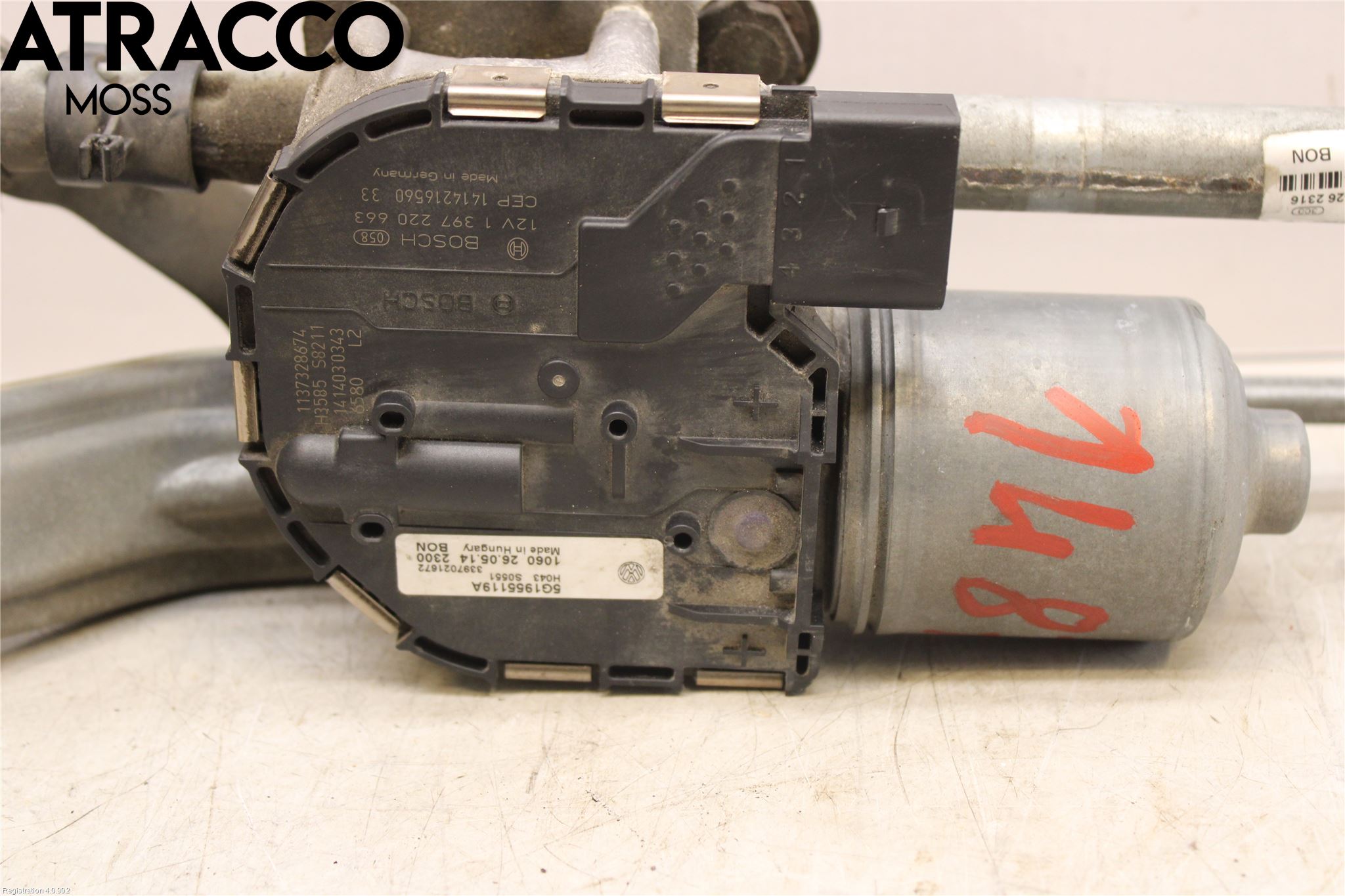 Volkswagen VW GOLF / E-GOLF VII 13-20 Viskermotor Frontrute