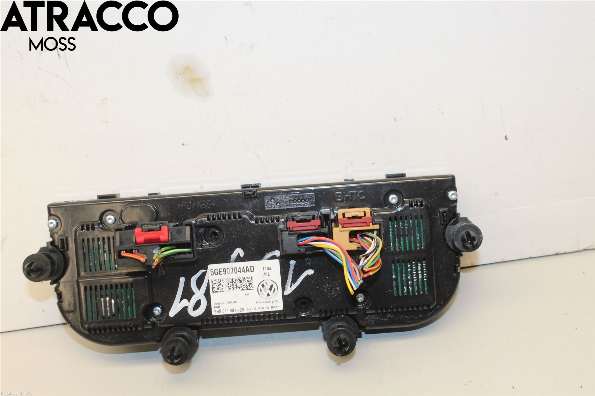 Volkswagen VW GOLF / E-GOLF VII 13-20 Varme Ac Betjening-Display