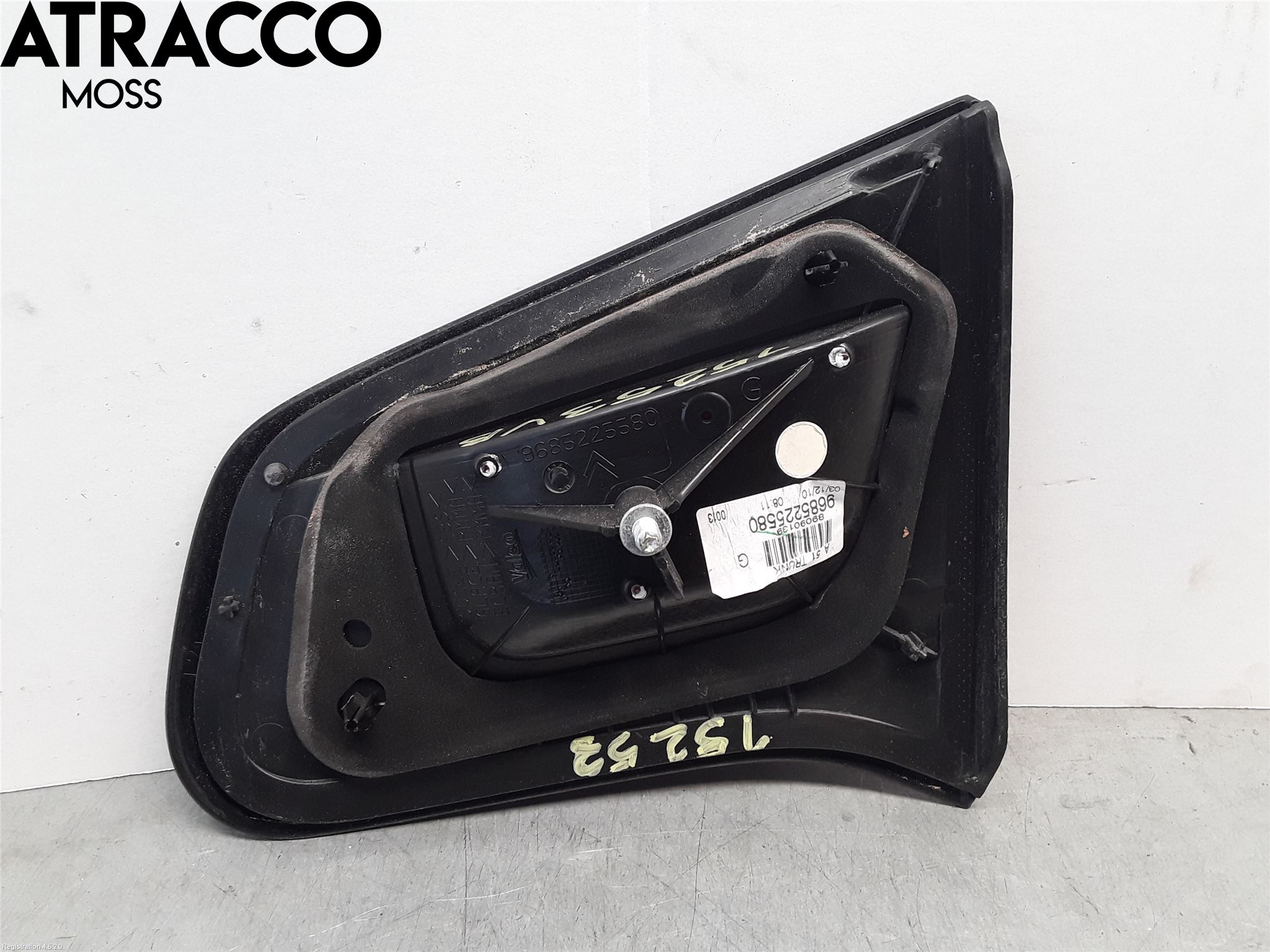 Citroen C3 10-17 Baklykt Venstre  På Luke(Indre