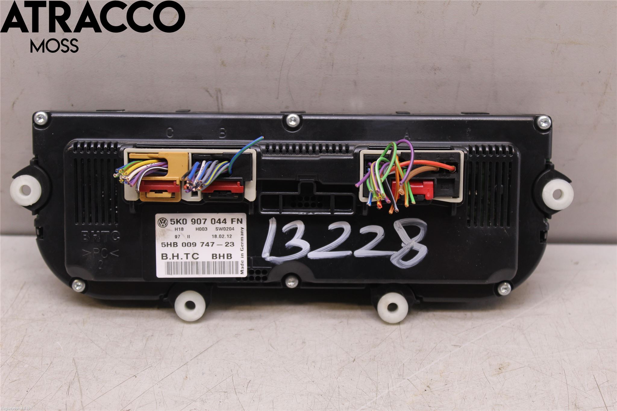 Volkswagen VW SHARAN 11- Varme Ac Betjening-Display